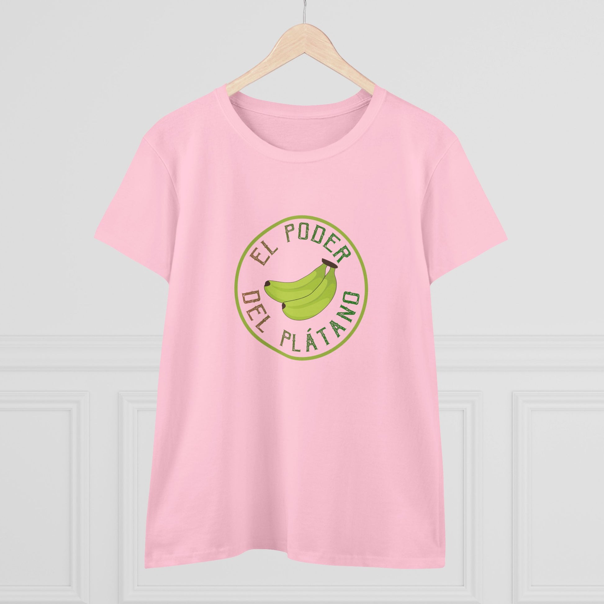 Eco-Friendly Women's Tee - "El Poder del Plátano" Design - Nefty Creations