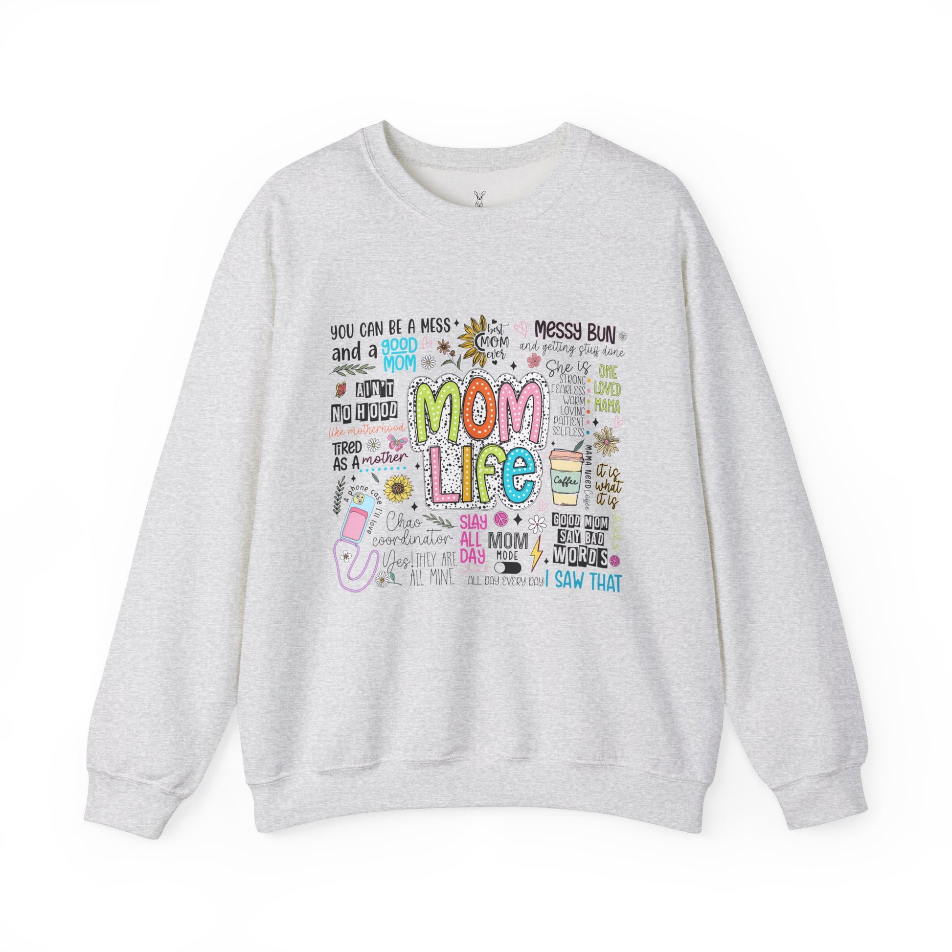 Mom Life Crewneck Sweatshirt - Nefty Creations