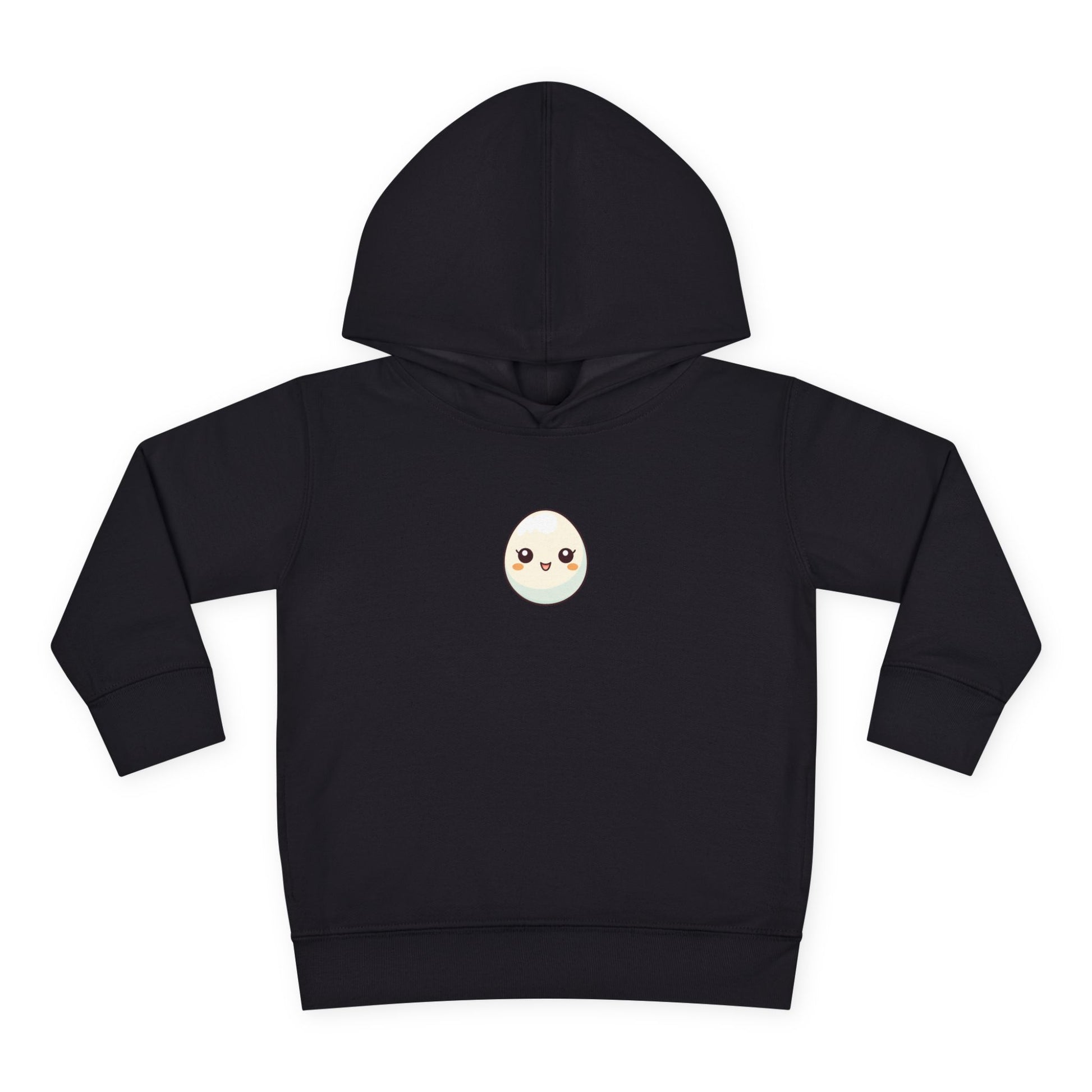Cute Egg Graphic Toddler Fleece Hoodie - Cozy & Playful Pullover for Kids - Nefty Creations