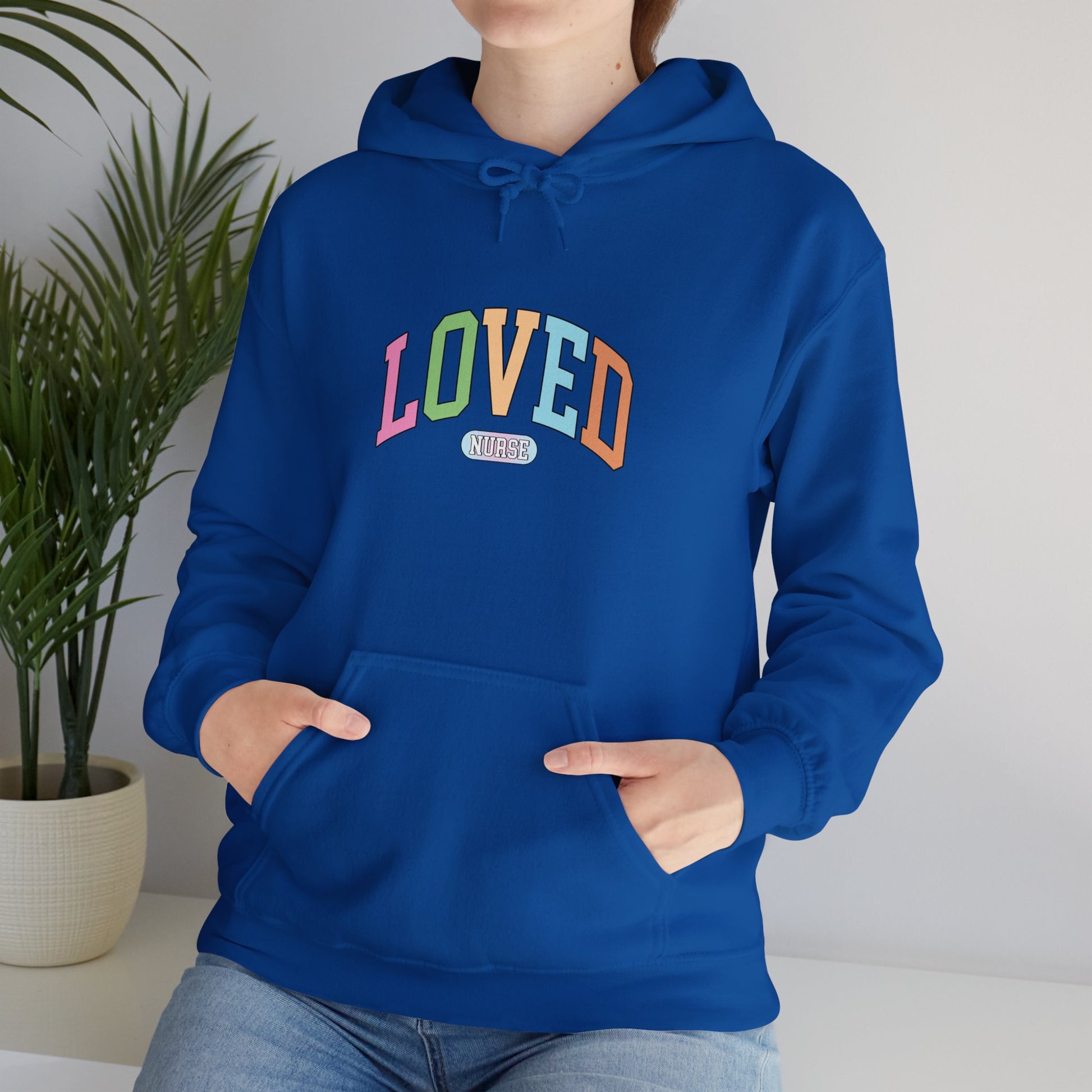 Loved Nurse Heavy Blend Hoodie - Cozy Comfort for Everyday Love - Nefty Creations