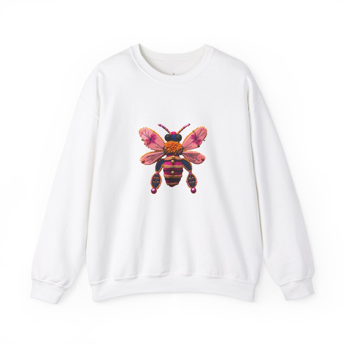 Bee-Inspired Unisex Heavy Blend™ Crewneck Sweatshirt - Cozy & Colorful Nature Apparel - Nefty Creations