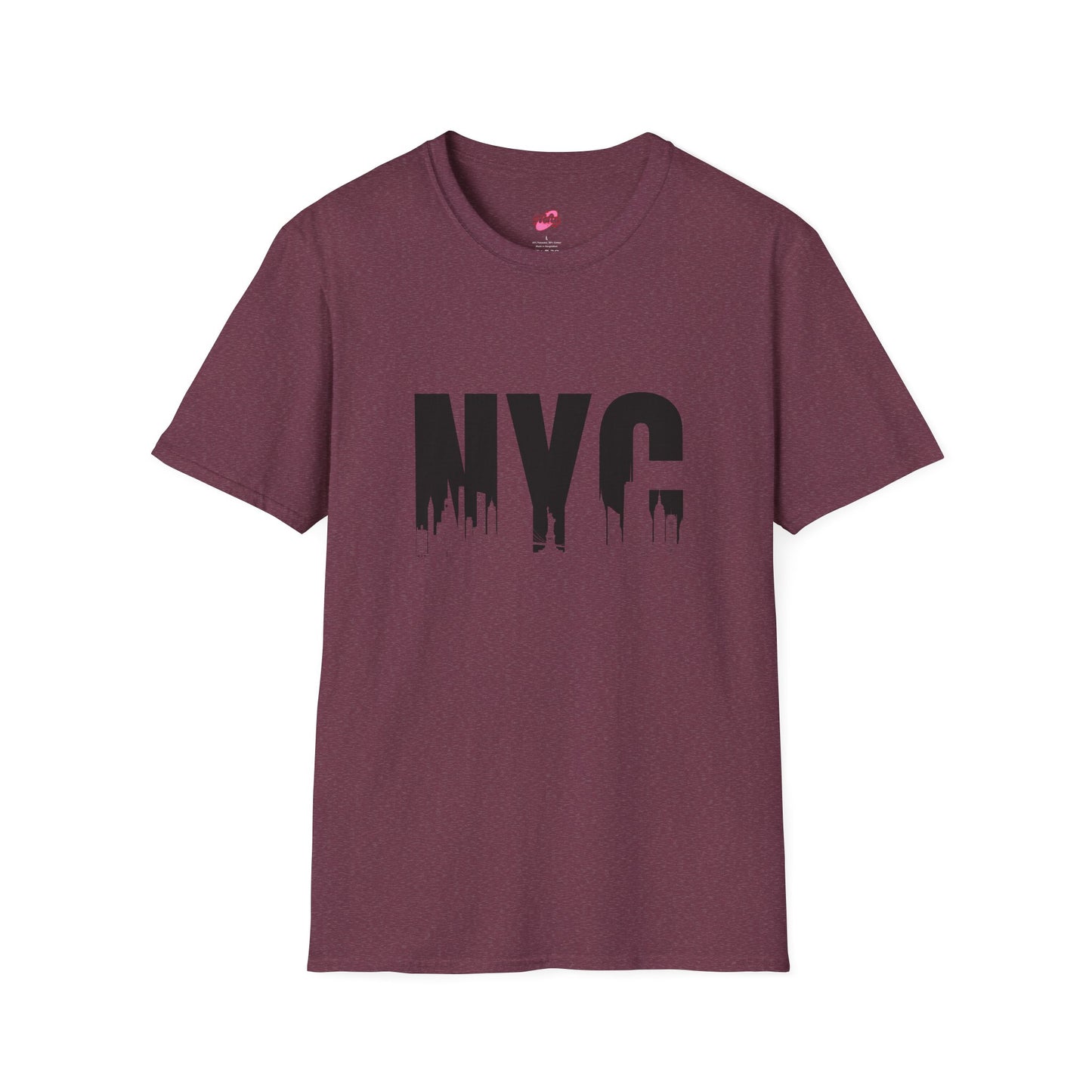 NYC Urban Unisex Softstyle T-Shirt, New York City Tee, Casual Streetwear, Gift for Travelers, Everyday Wear - Nefty Creations