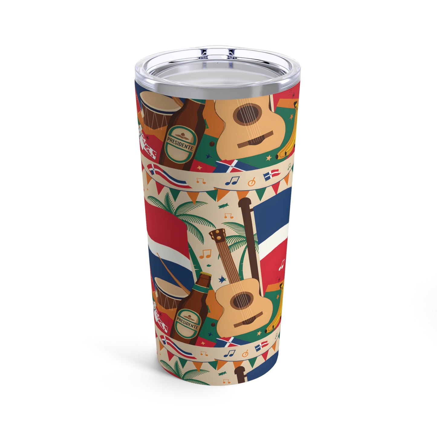Fiesta Vibes 20oz Tumbler - Colorful Party Design for Music Lovers & Celebration Enthusiasts