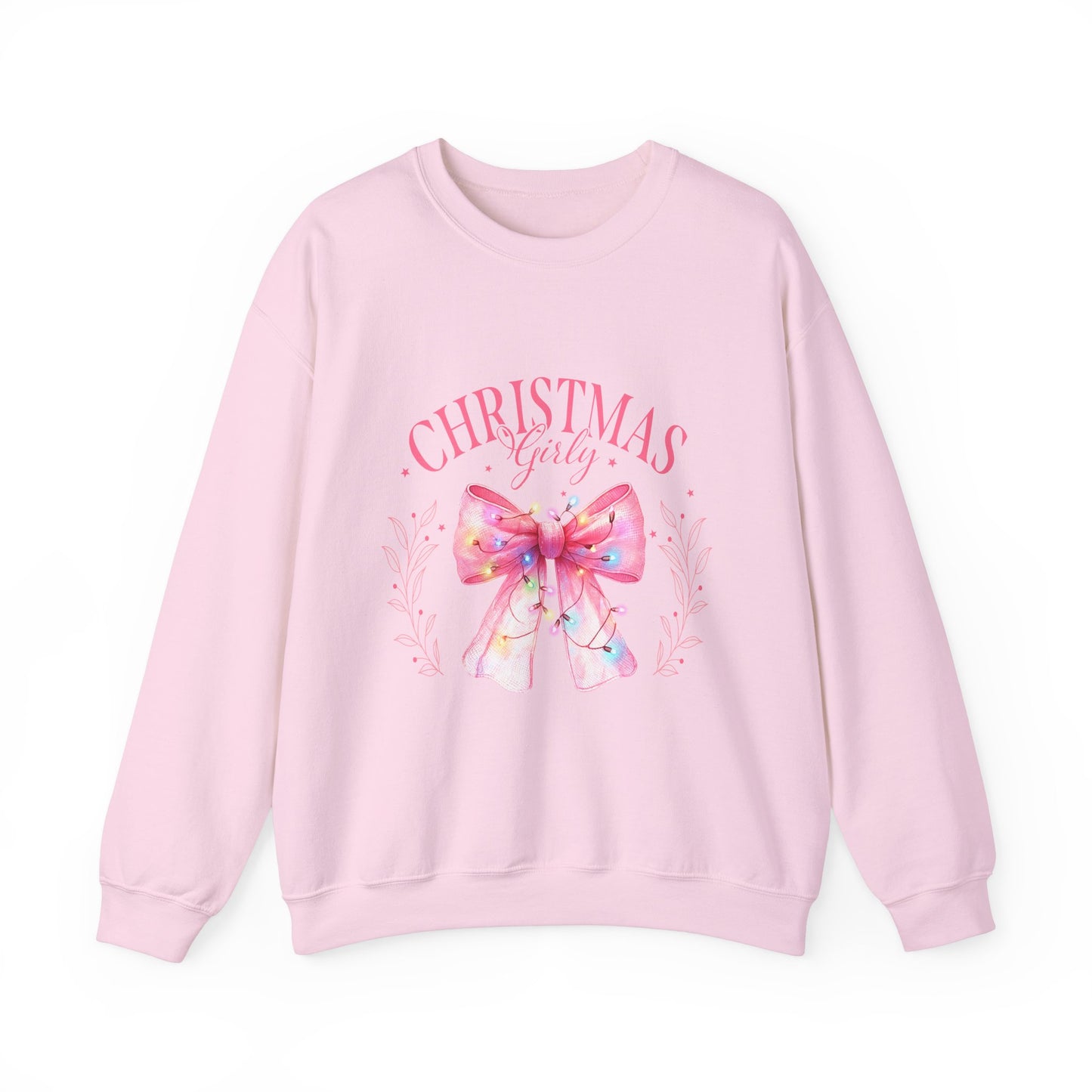 Christmas Girly Bow Sweatshirt - Nefty Creations