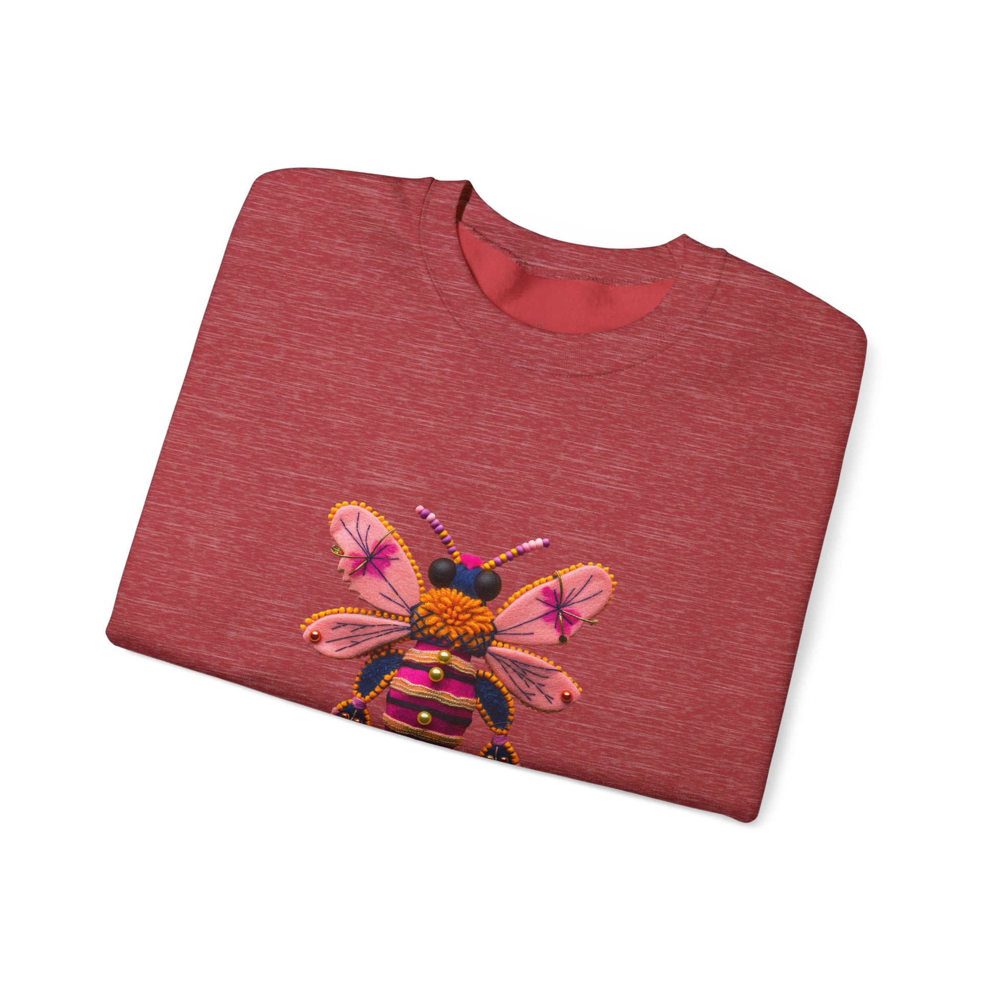 Bee-Inspired Unisex Heavy Blend™ Crewneck Sweatshirt - Cozy & Colorful Nature Apparel - Nefty Creations