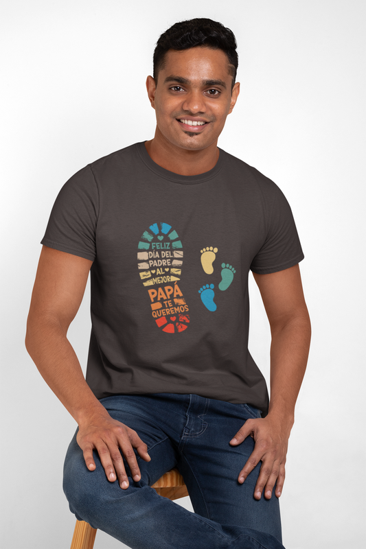 Camiseta para Padre de tres , Father's Day Gift, Casual Wear, Gift for Dad, Unique Graphic T-Shirt - Nefty Creations