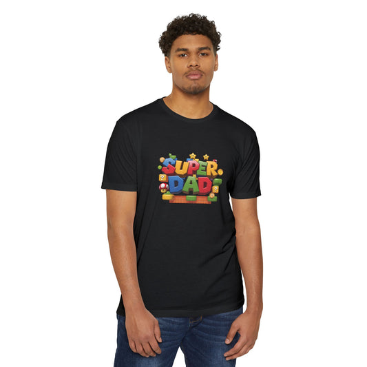 Super Dad T-Shirt | Unisex CVC Jersey Tee, Father's Day Gift, Dad Shirt, Family Matching, Casual Wear, Superhero Dad Apparel - Nefty Creations