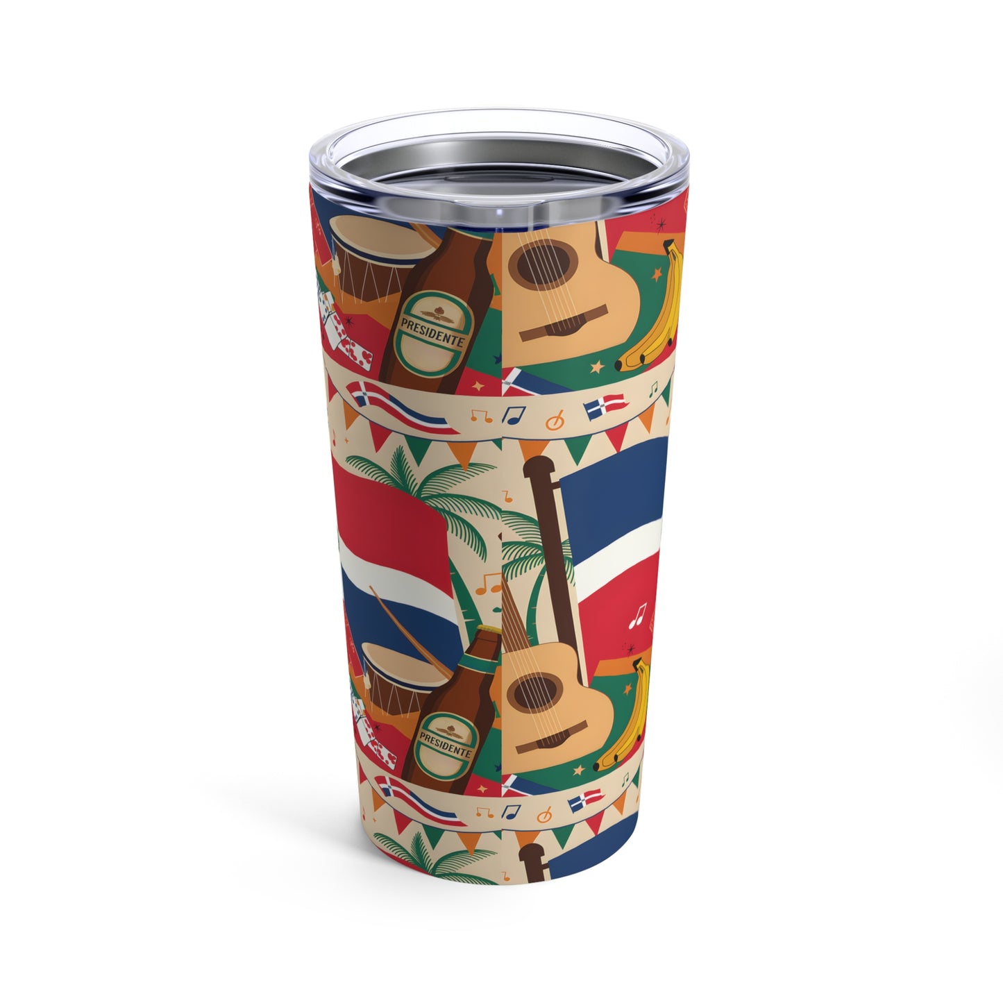 Fiesta Vibes 20oz Tumbler - Colorful Party Design for Music Lovers & Celebration Enthusiasts