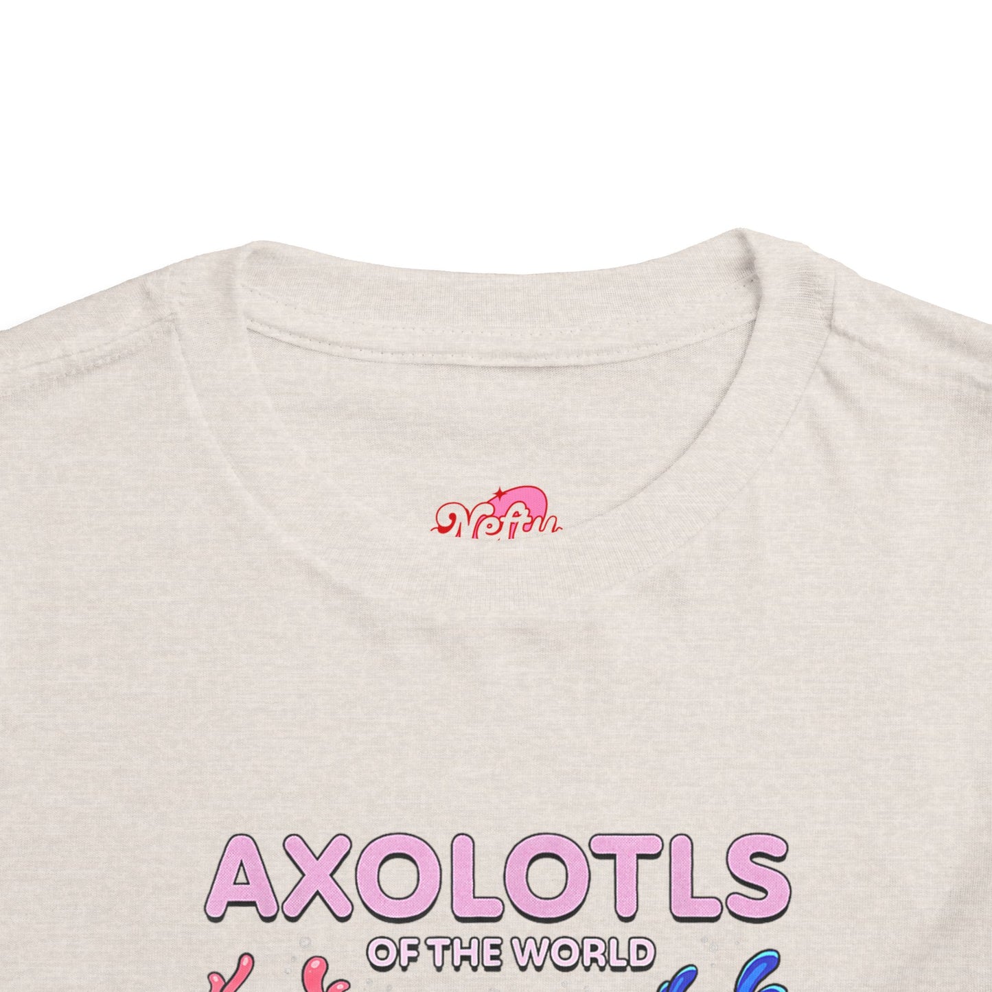 Axolotl Toddler Short Sleeve Tee - Nefty Creations