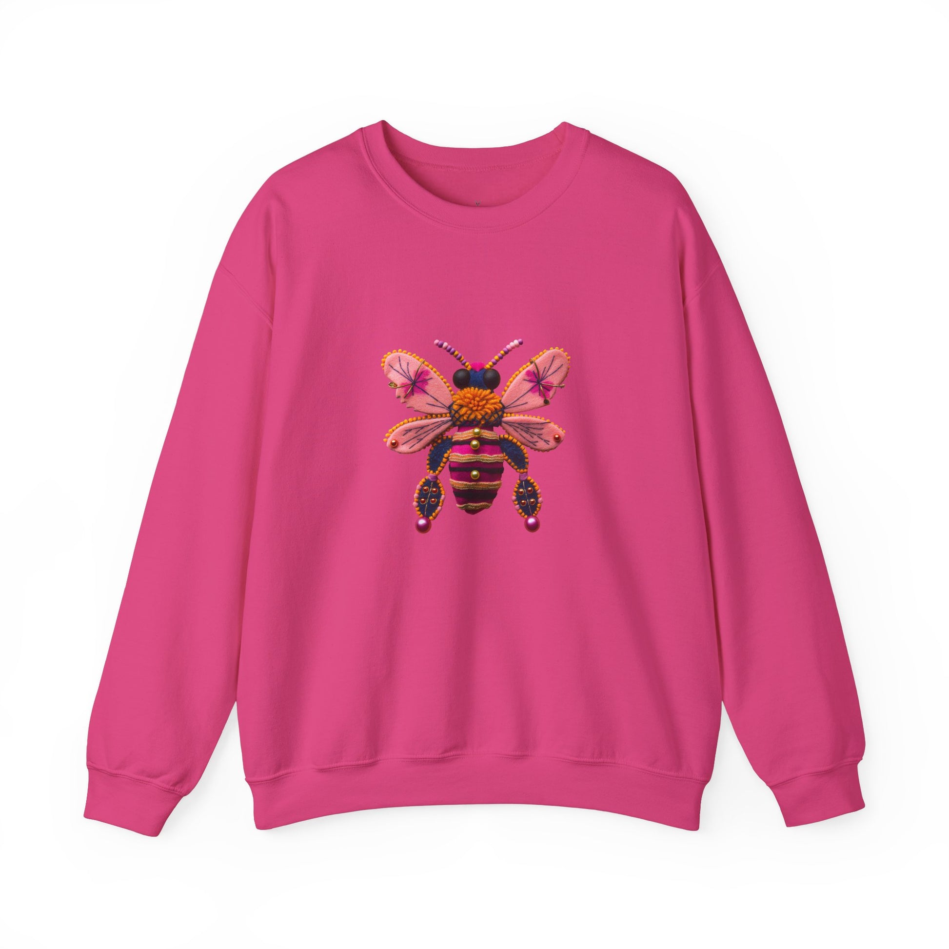 Bee-Inspired Unisex Heavy Blend™ Crewneck Sweatshirt - Cozy & Colorful Nature Apparel - Nefty Creations