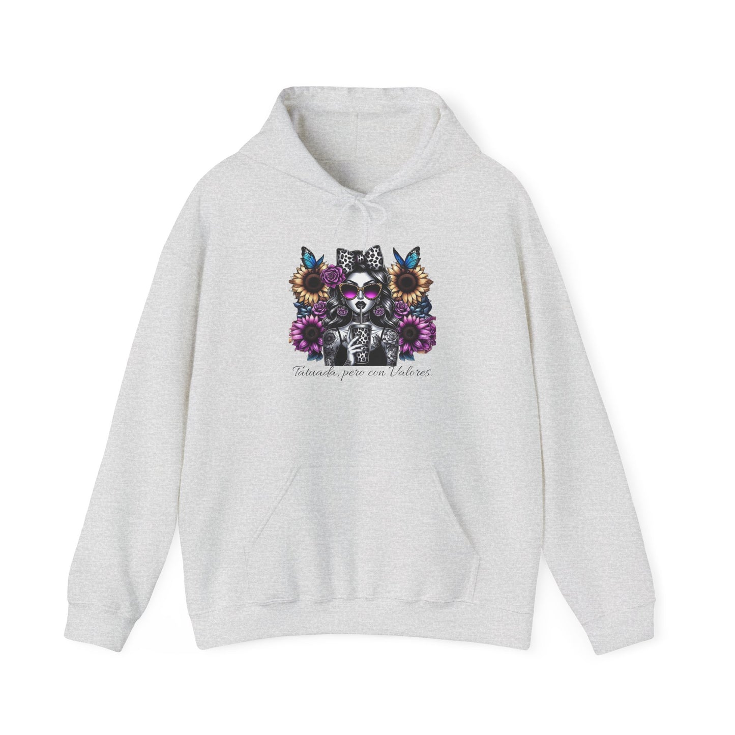 Hooded Sweatshirt - ''TATUADA pero con Valores''