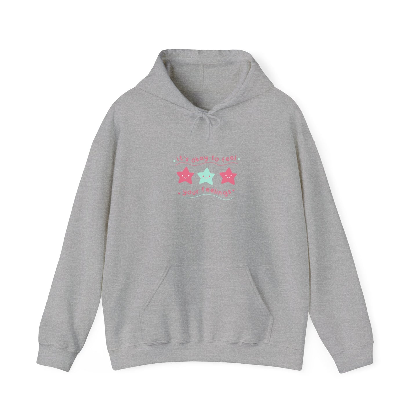 It's Okay to Feel Unisex Heavy Blend™ Hooded Sweatshirt - Nefty Creations