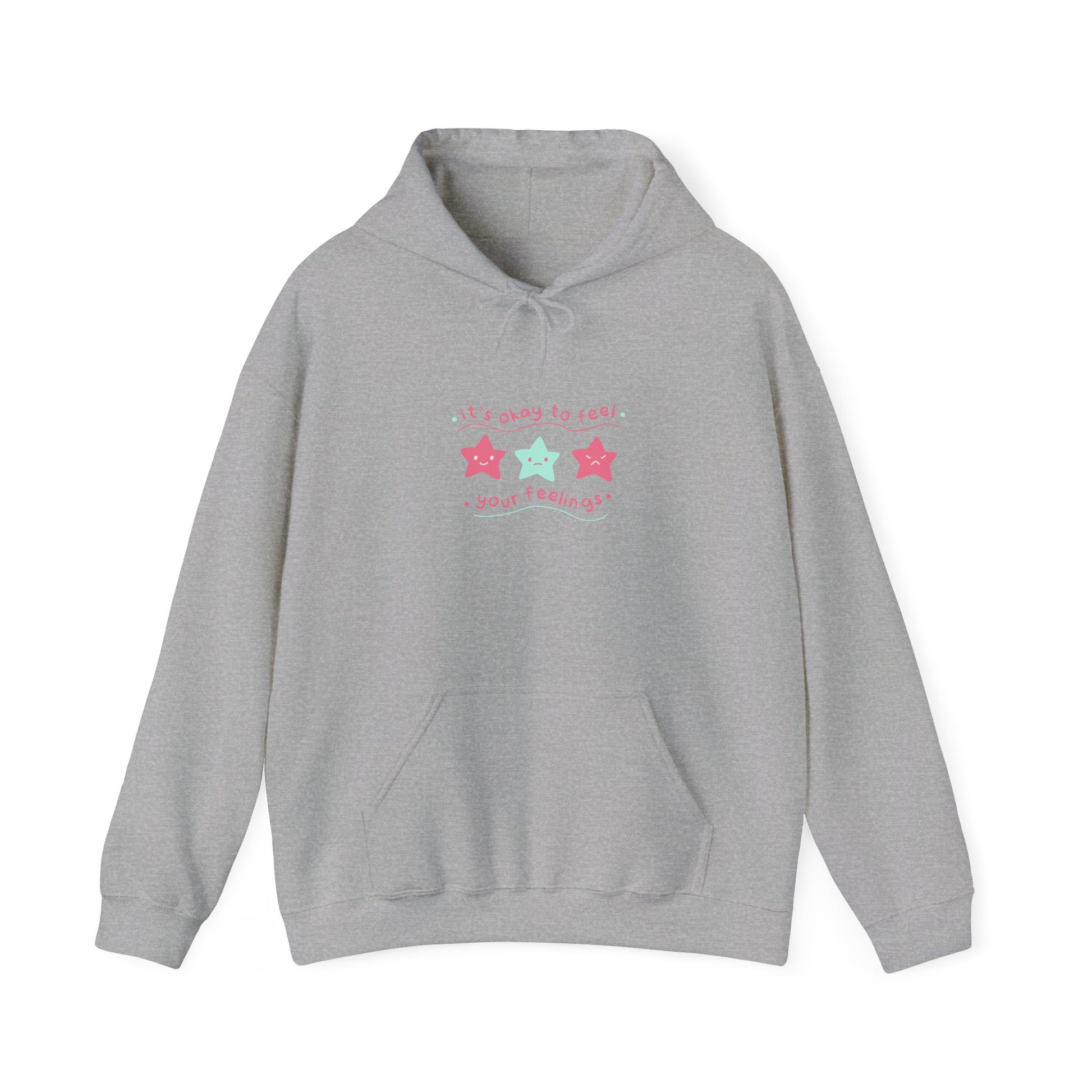 It's Okay to Feel Unisex Heavy Blend™ Hooded Sweatshirt - Nefty Creations