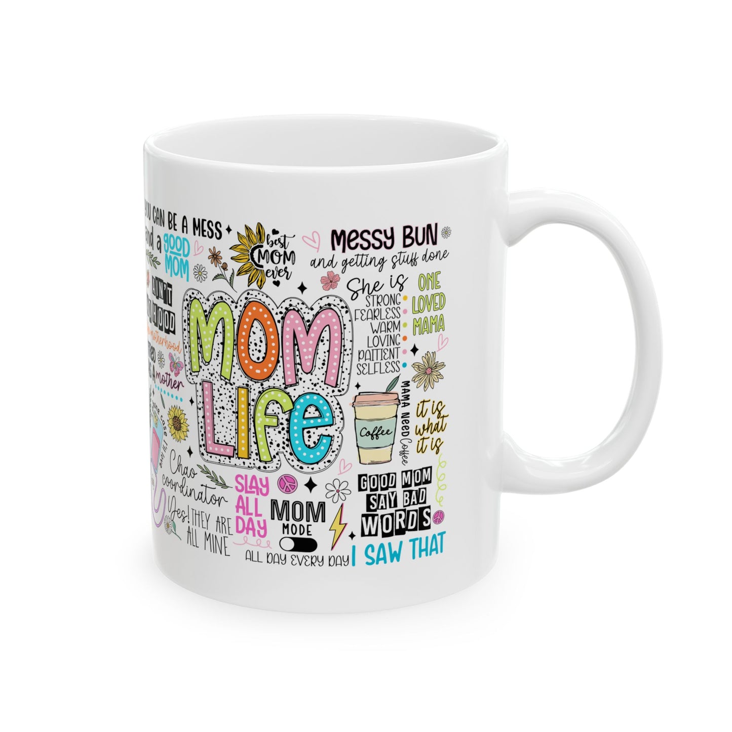 Inspirational Mom Ceramic Mug - 11oz & 15oz - Nefty Creations
