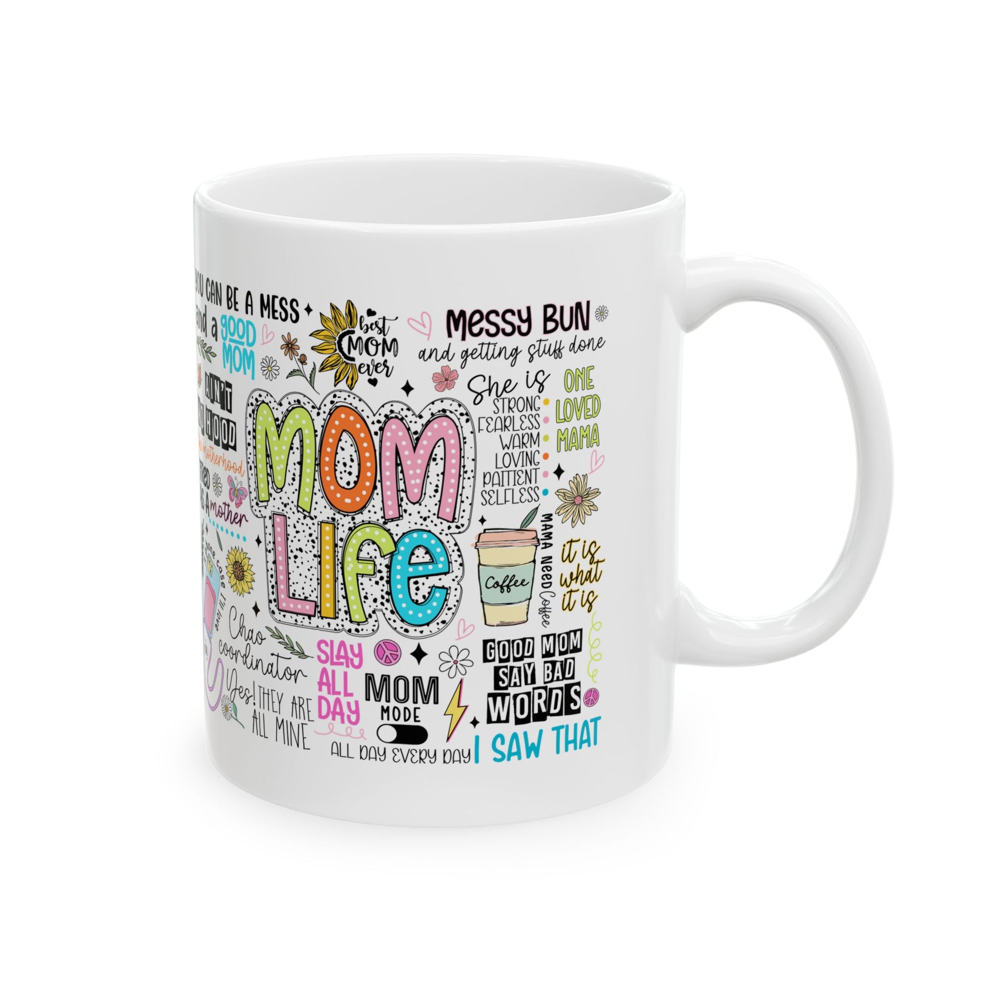 Inspirational Mom Ceramic Mug - 11oz & 15oz - Nefty Creations