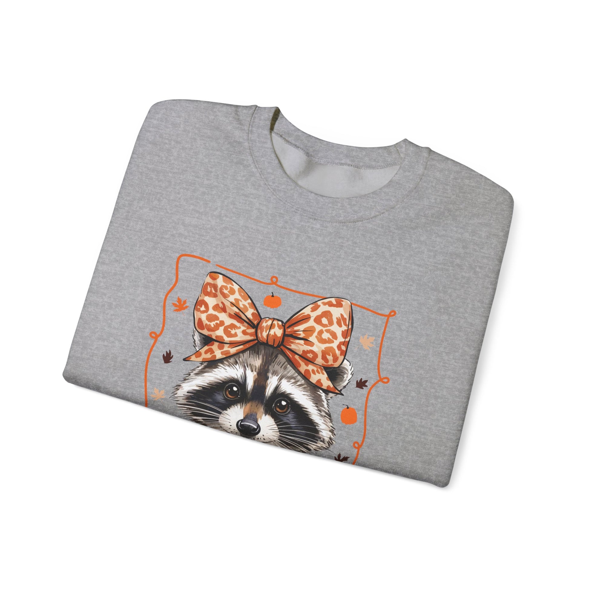 Coquette Feral Raccoon Sweatshirt| Nefty Creations - Nefty Creations