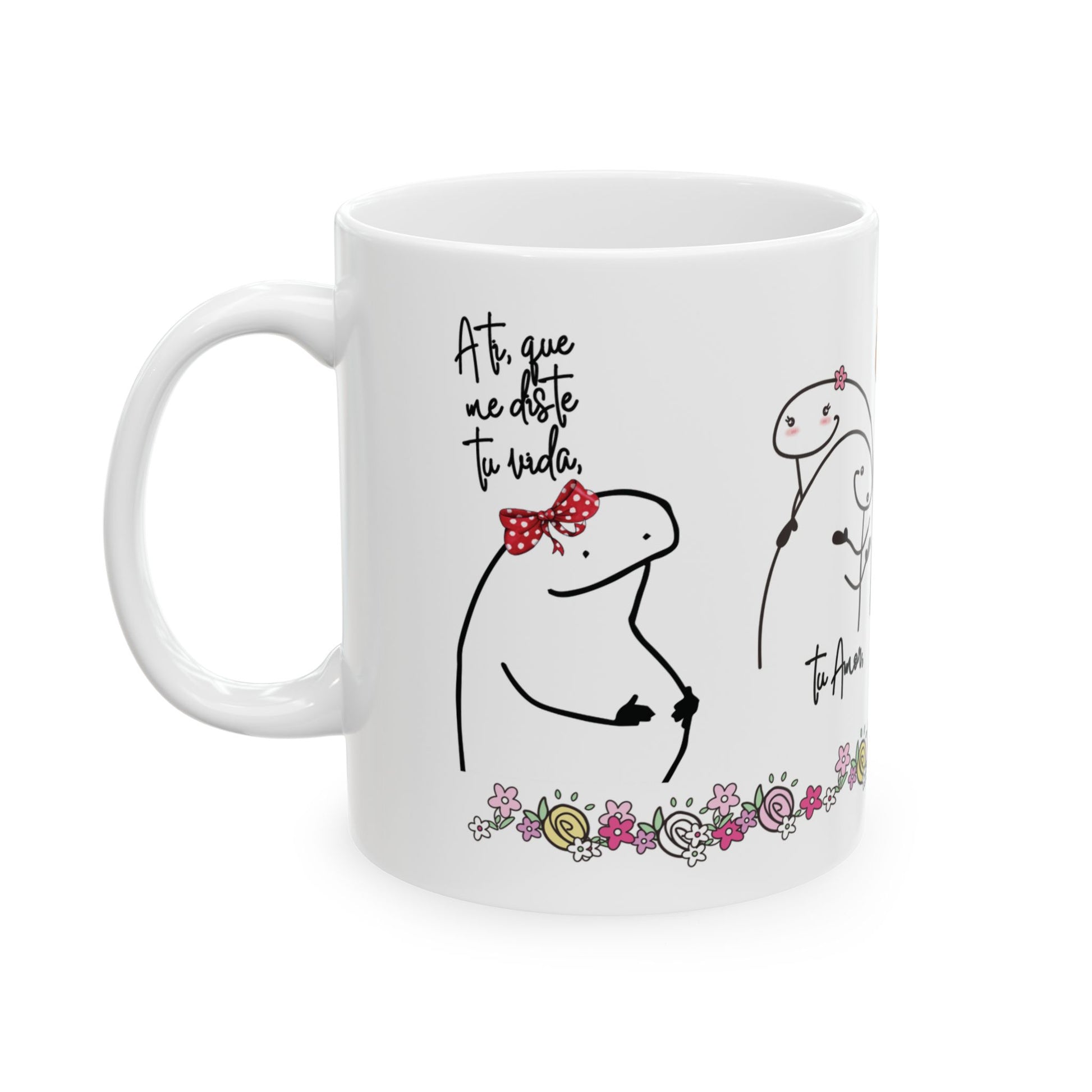 Mother's Day Ceramic Mug, Taza para el Dia de las madres, Gift for Mom, Spanish Coffee Cup, Mother's Day Gift, 11oz, 15oz Mug - Nefty Creations