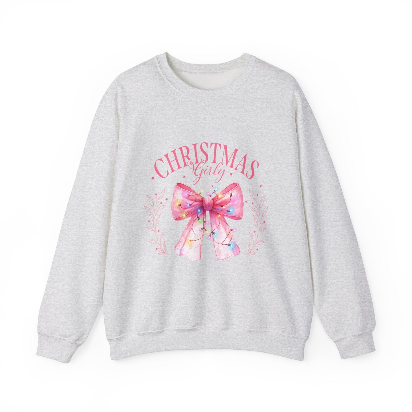 Christmas Girly Bow Sweatshirt - Nefty Creations