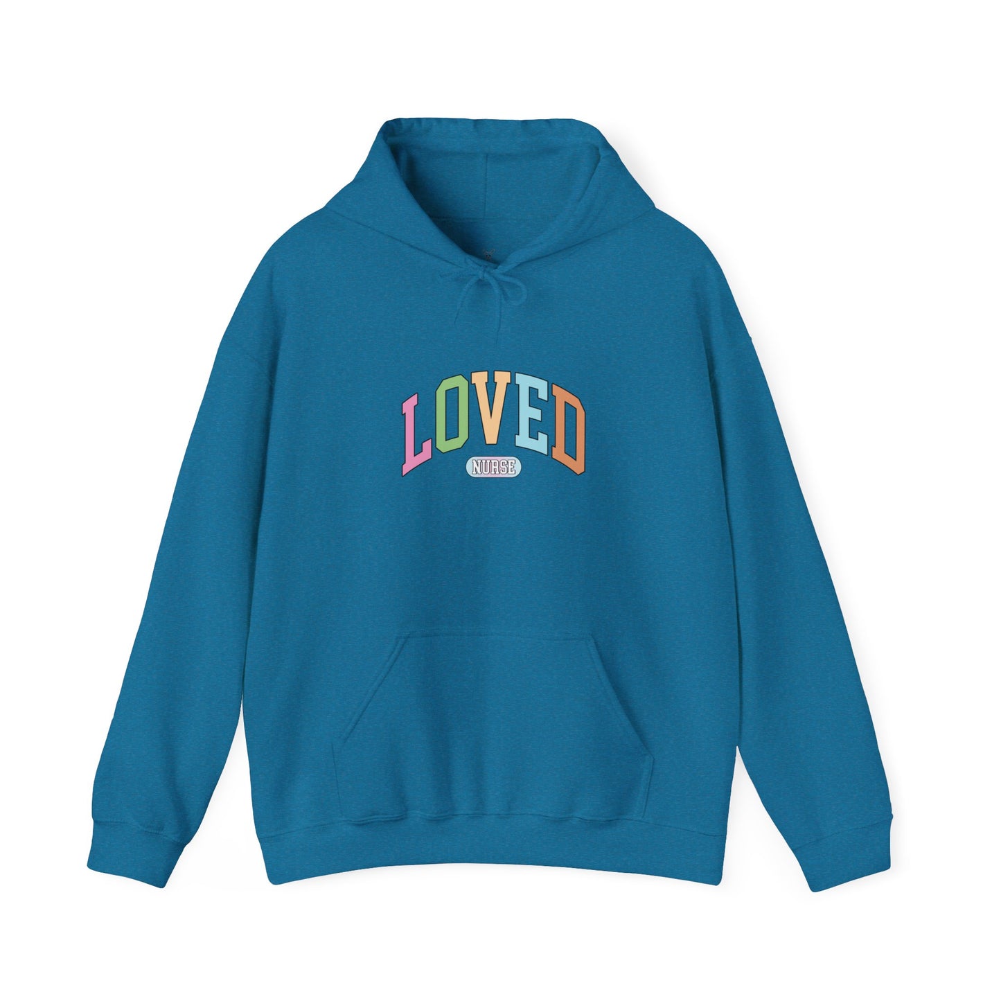 Loved Nurse Heavy Blend Hoodie - Cozy Comfort for Everyday Love - Nefty Creations