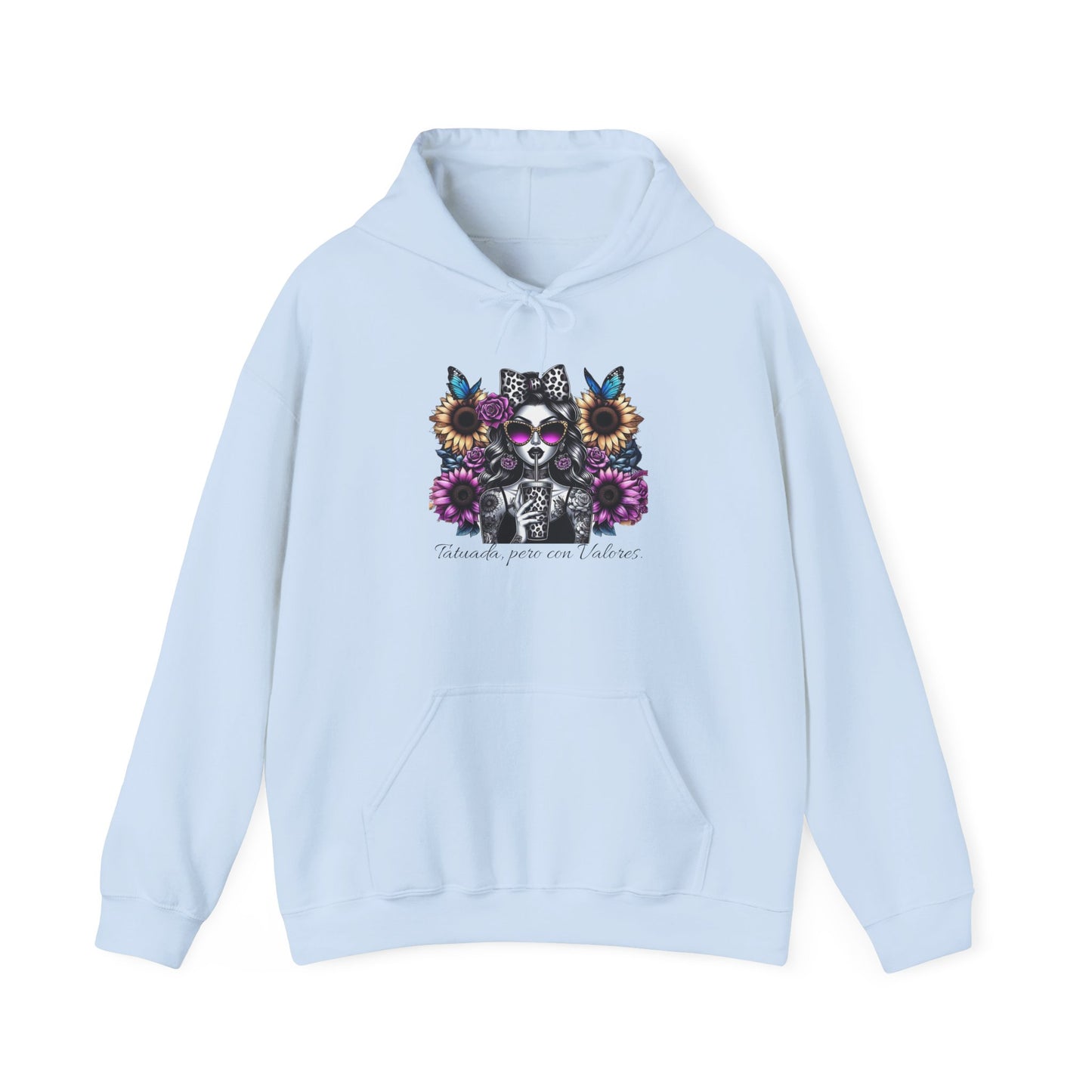 Hooded Sweatshirt - ''TATUADA pero con Valores''