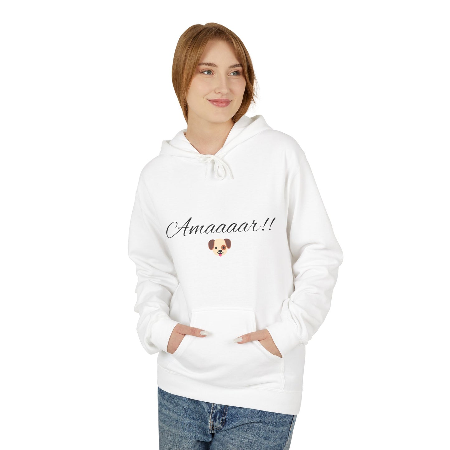 Hoodie with 'Amaaaar ' Quote Design