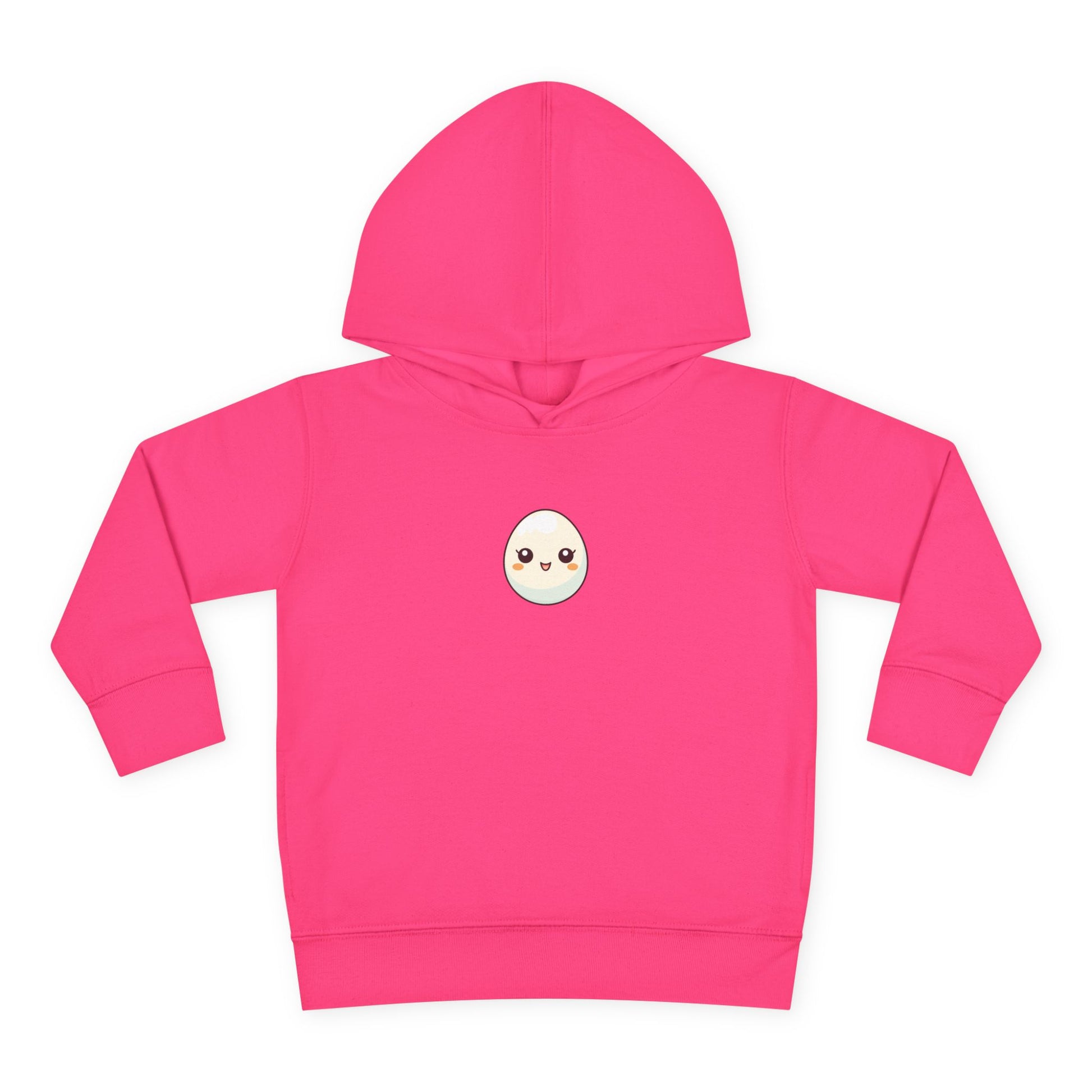 Cute Egg Graphic Toddler Fleece Hoodie - Cozy & Playful Pullover for Kids - Nefty Creations
