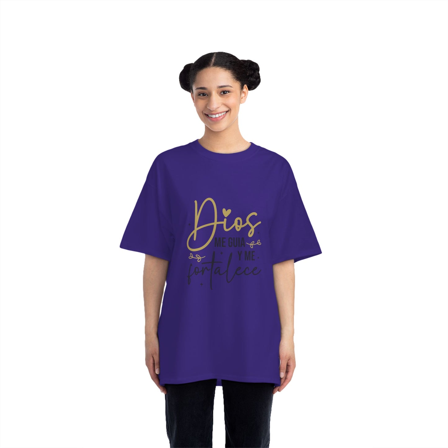 Inspirational Faith T-Shirt - Dios Me Guia Y Me Fortalece