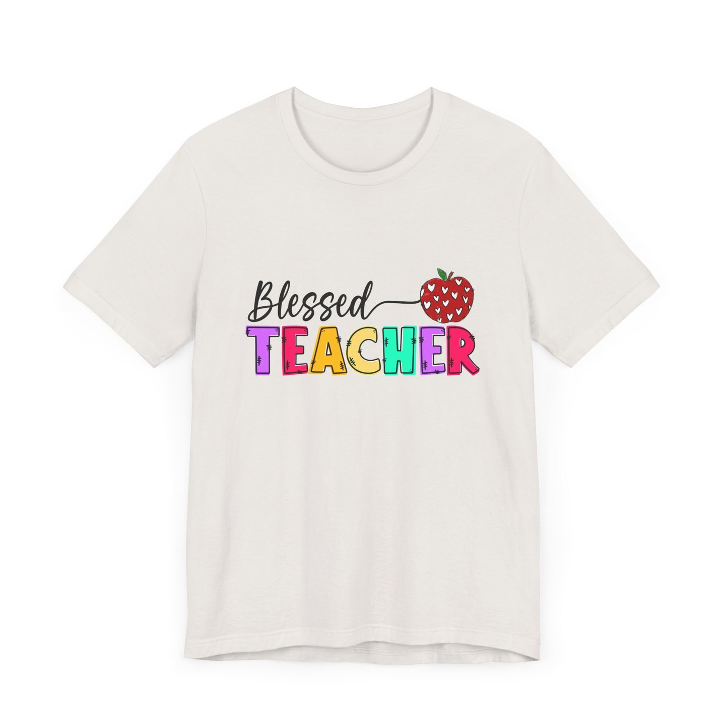 Blessed Teacher Unisex Jersey Short Sleeve Tee - Celebrate Educators - Nefty Creations