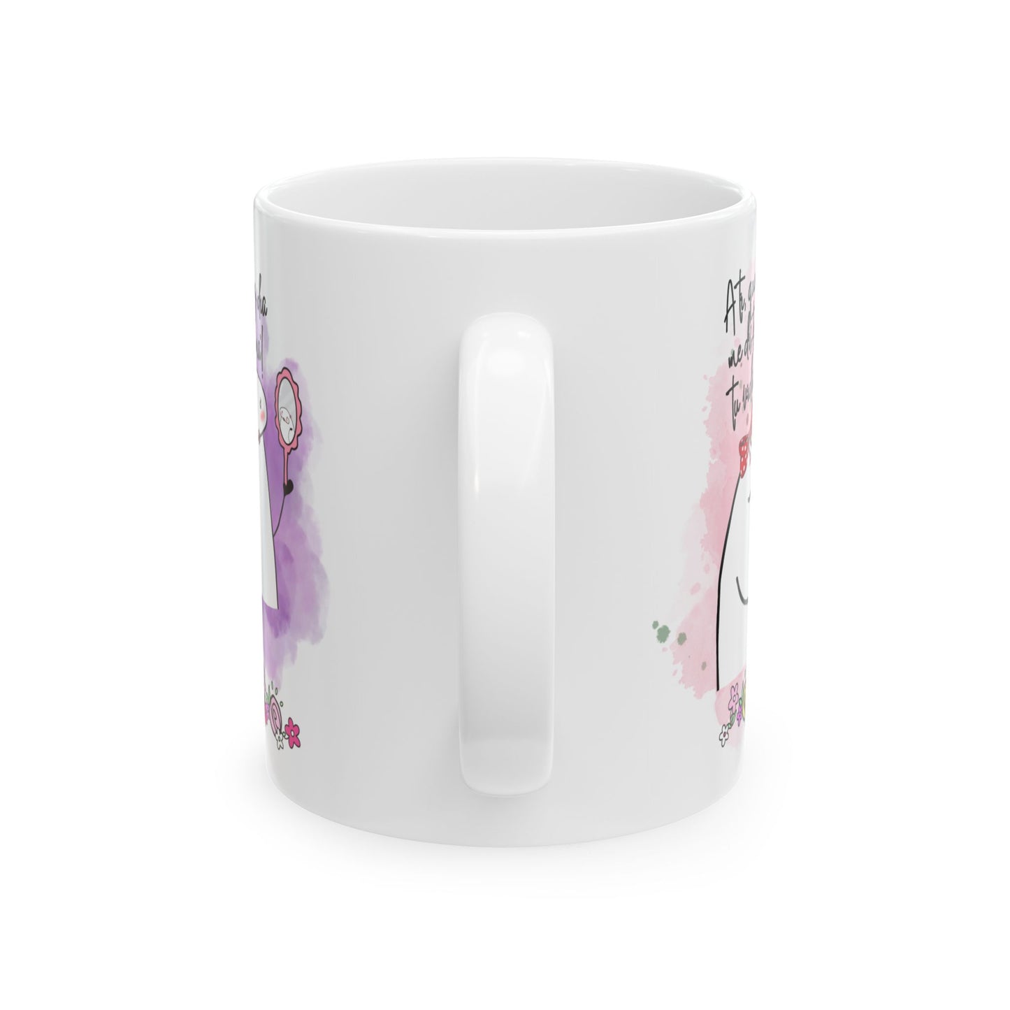 Whimsical Ceramic Mug - Cute Illustration for Coffee Lovers, Gift for Friends, Unique Home Decor, Tea Mug, Funny Gift Ideas - Nefty Creations