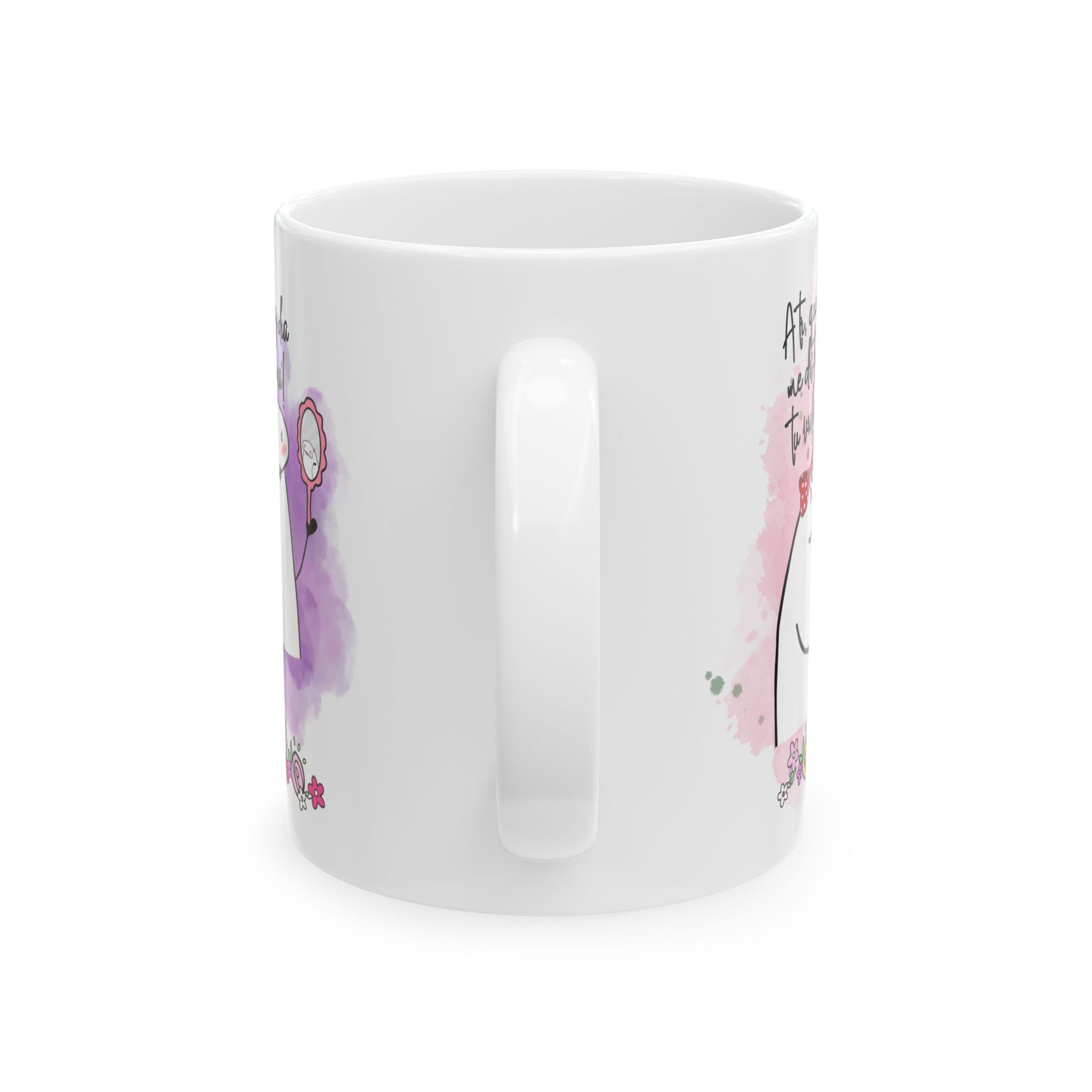 Whimsical Ceramic Mug - Cute Illustration for Coffee Lovers, Gift for Friends, Unique Home Decor, Tea Mug, Funny Gift Ideas - Nefty Creations