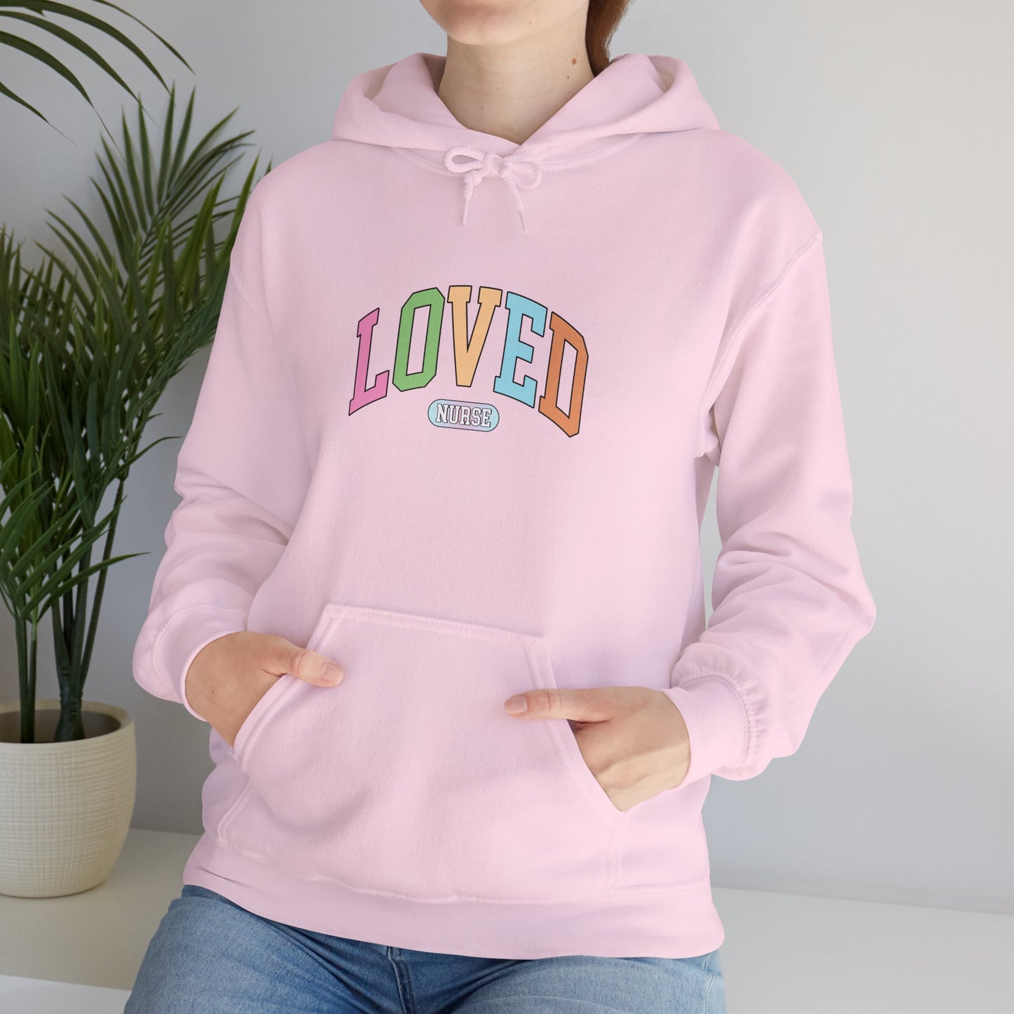 Loved Nurse Heavy Blend Hoodie - Cozy Comfort for Everyday Love - Nefty Creations