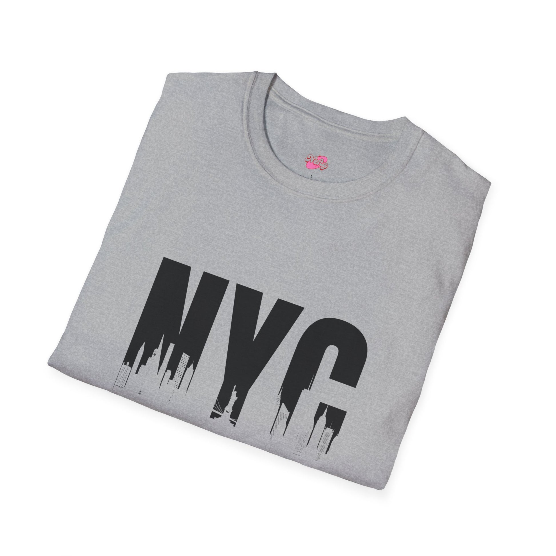 NYC Urban Unisex Softstyle T-Shirt, New York City Tee, Casual Streetwear, Gift for Travelers, Everyday Wear - Nefty Creations