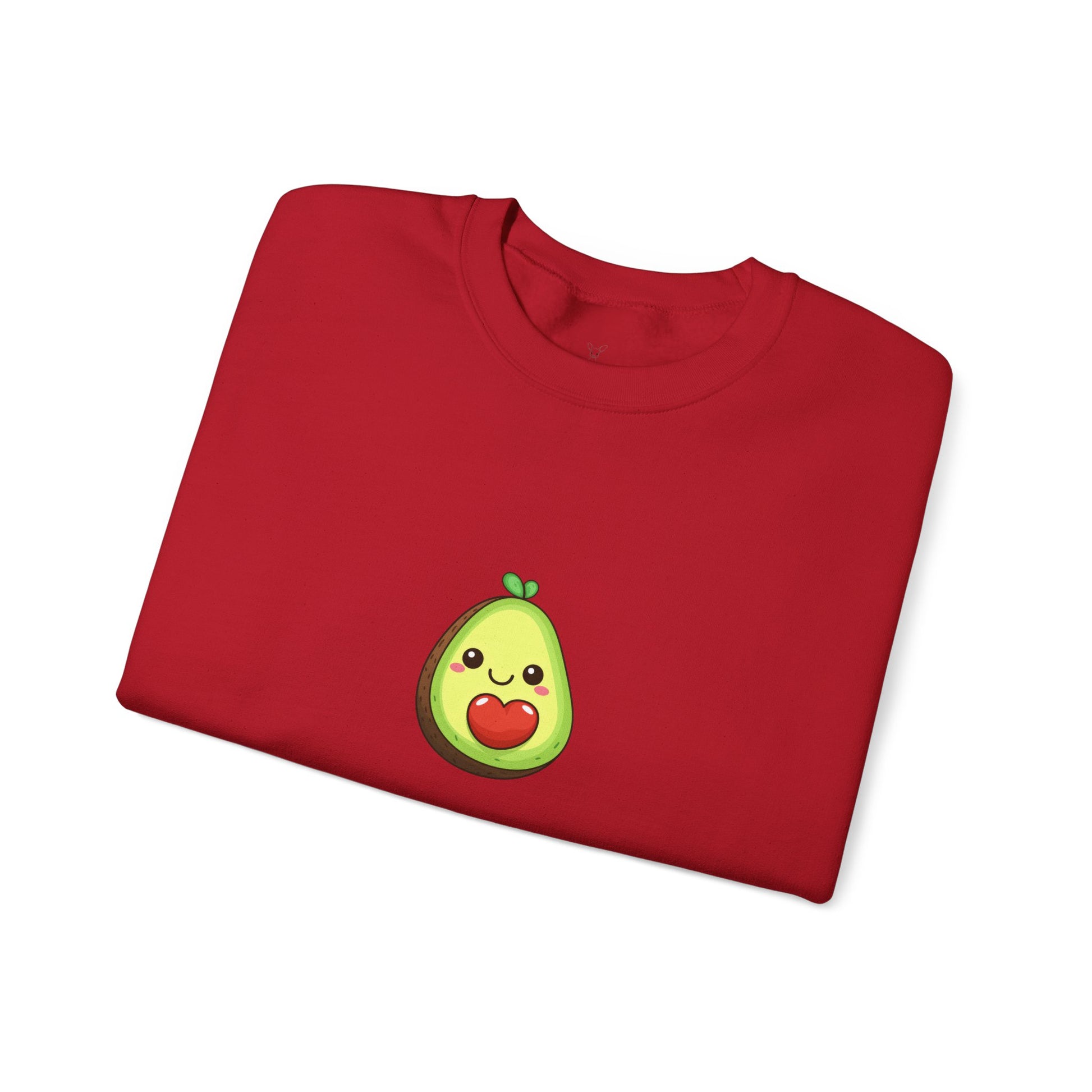 Cute Avocado Valentines Day Crewneck Sweatshirt - Nefty Creations
