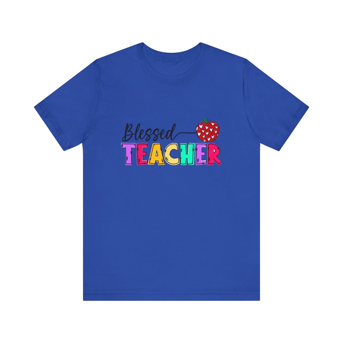 Blessed Teacher Unisex Jersey Short Sleeve Tee - Celebrate Educators - Nefty Creations