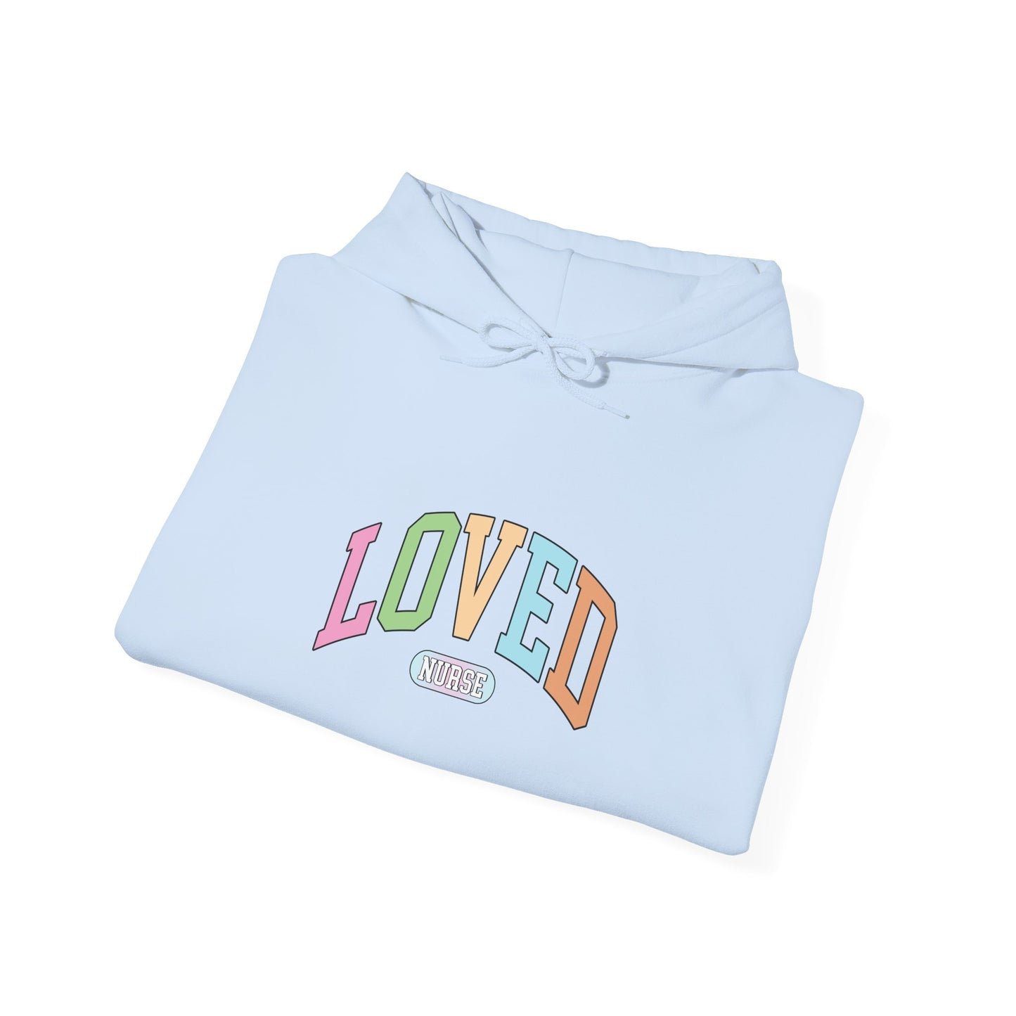 Loved Nurse Heavy Blend Hoodie - Cozy Comfort for Everyday Love - Nefty Creations