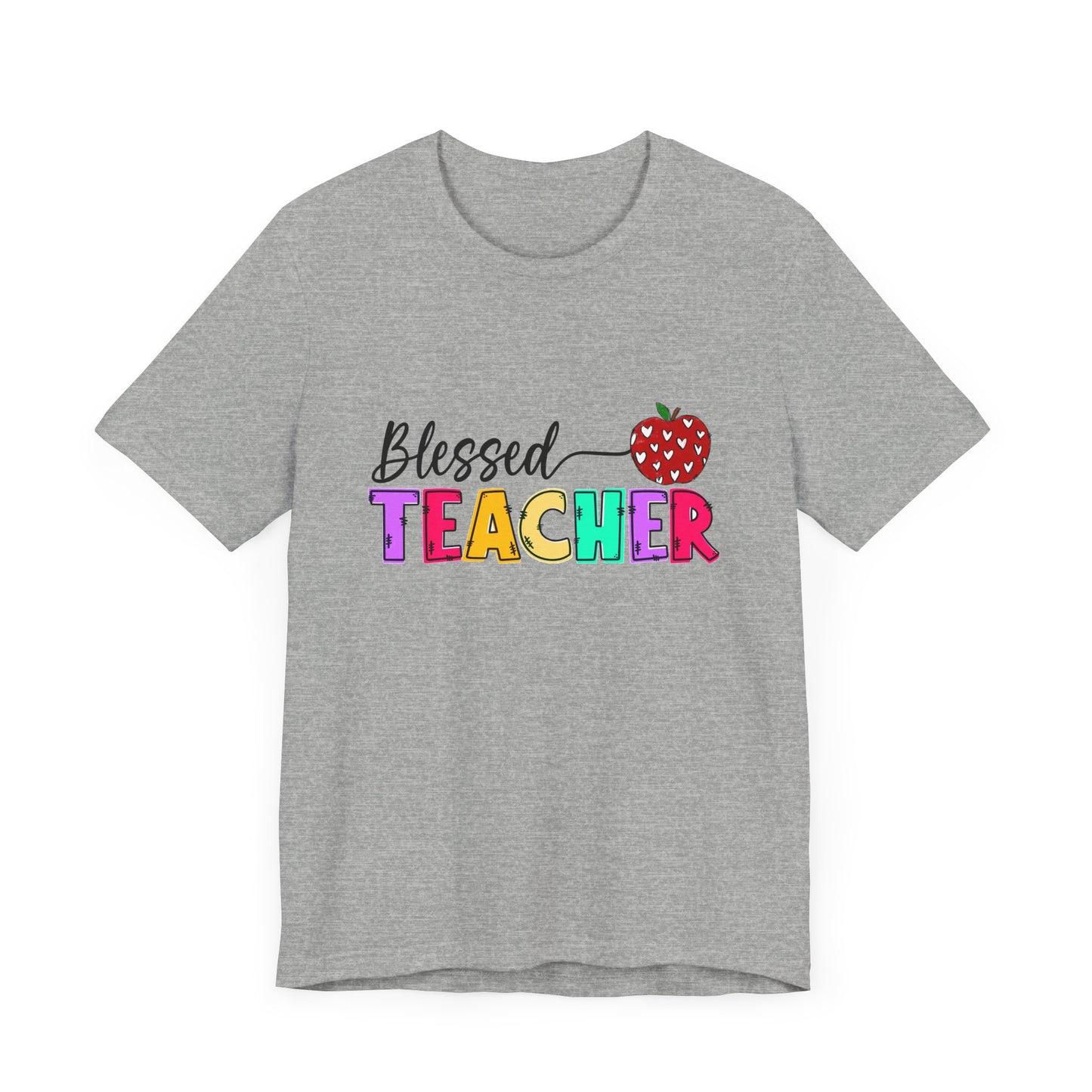 Blessed Teacher Unisex Jersey Short Sleeve Tee - Celebrate Educators - Nefty Creations