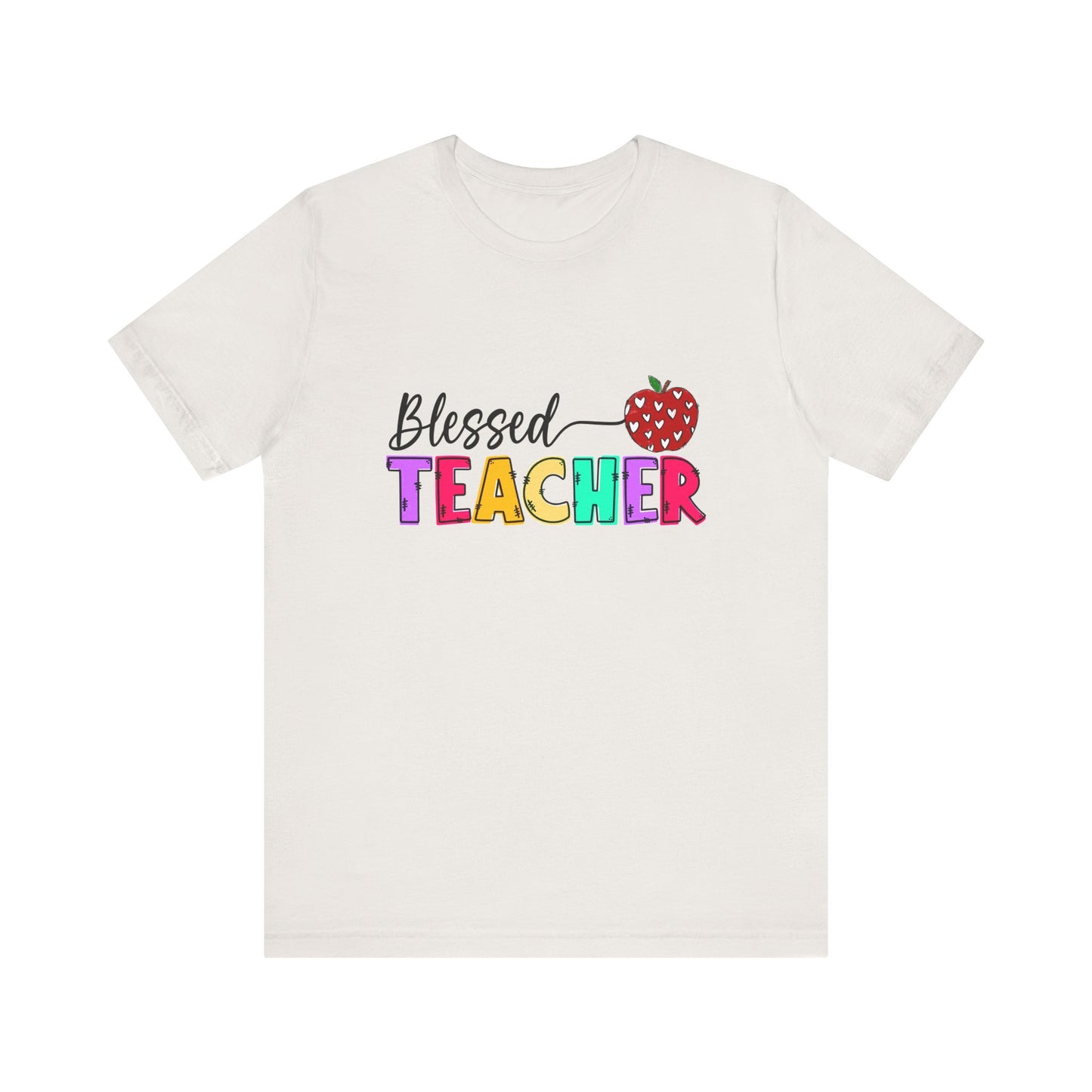 Blessed Teacher Unisex Jersey Short Sleeve Tee - Celebrate Educators - Nefty Creations