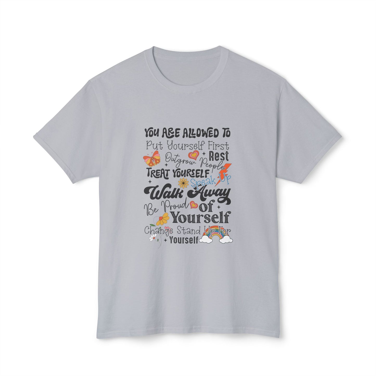 Inspirational Self-Care Unisex Cotton T-Shirt - Nefty Creations