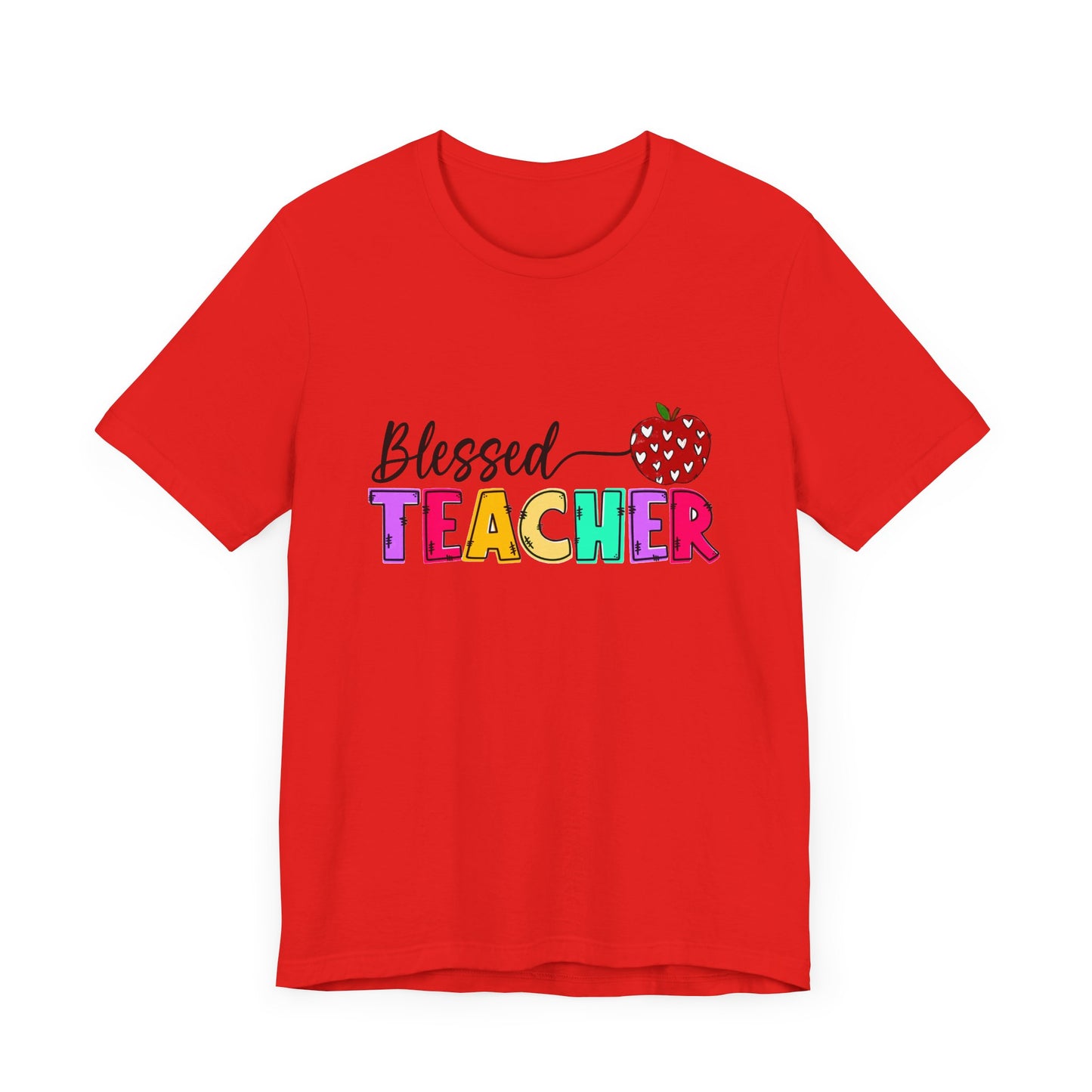 Blessed Teacher Unisex Jersey Short Sleeve Tee - Celebrate Educators - Nefty Creations