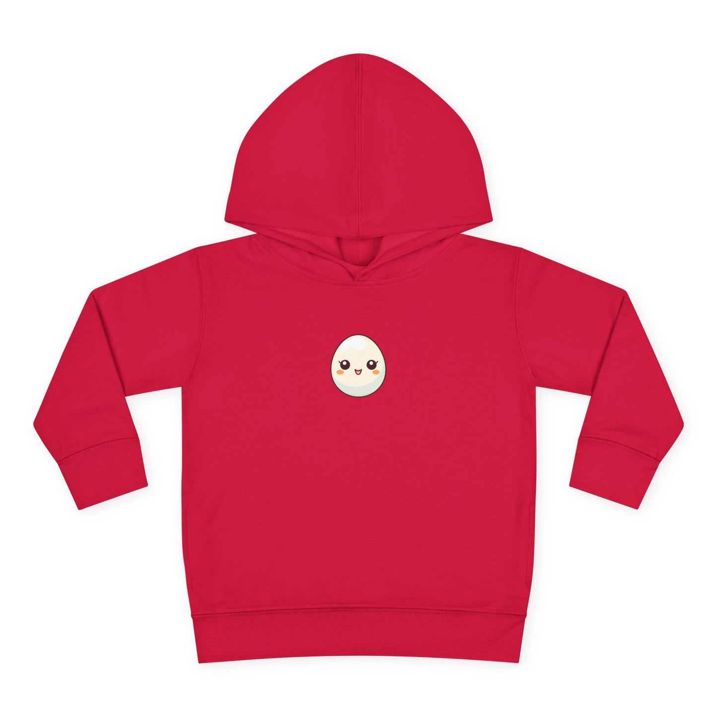 Cute Egg Graphic Toddler Fleece Hoodie - Cozy & Playful Pullover for Kids - Nefty Creations