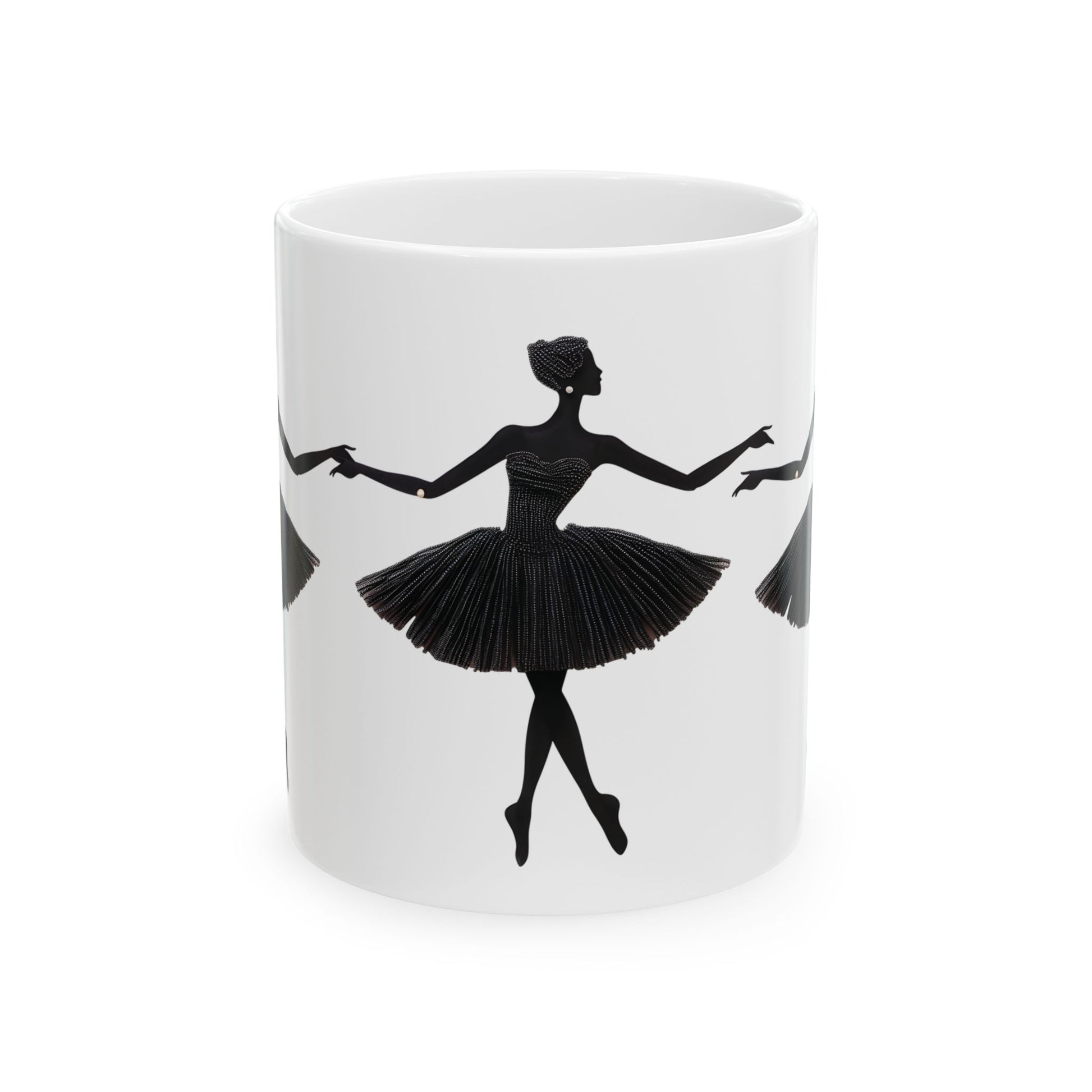Elegant Ballerina Ceramic Mug – Perfect for Dance Lovers - Nefty Creations