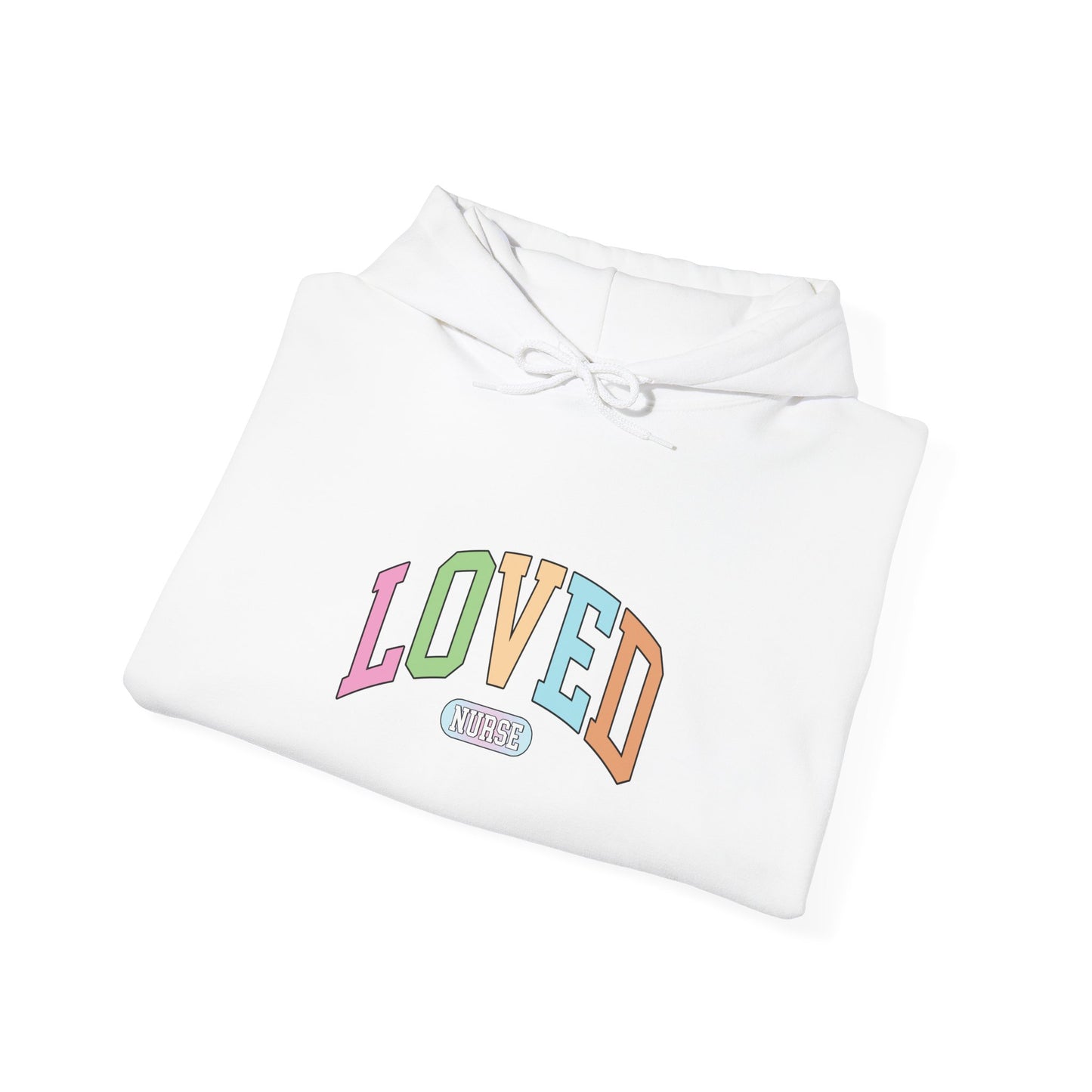 Loved Nurse Heavy Blend Hoodie - Cozy Comfort for Everyday Love - Nefty Creations