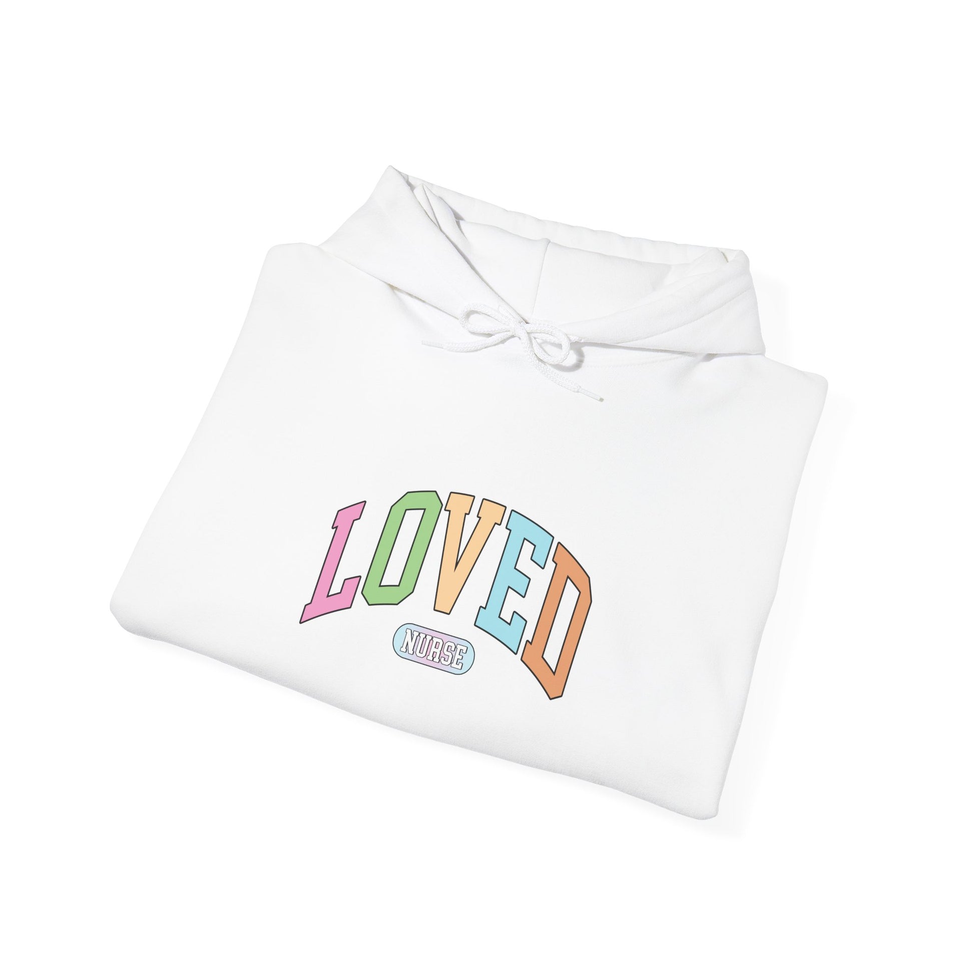 Loved Nurse Heavy Blend Hoodie - Cozy Comfort for Everyday Love - Nefty Creations