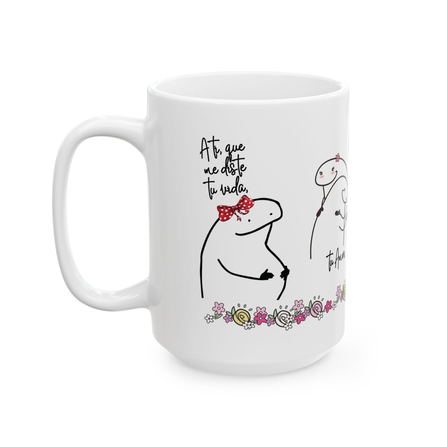 Mother's Day Ceramic Mug, Taza para el Dia de las madres, Gift for Mom, Spanish Coffee Cup, Mother's Day Gift, 11oz, 15oz Mug - Nefty Creations