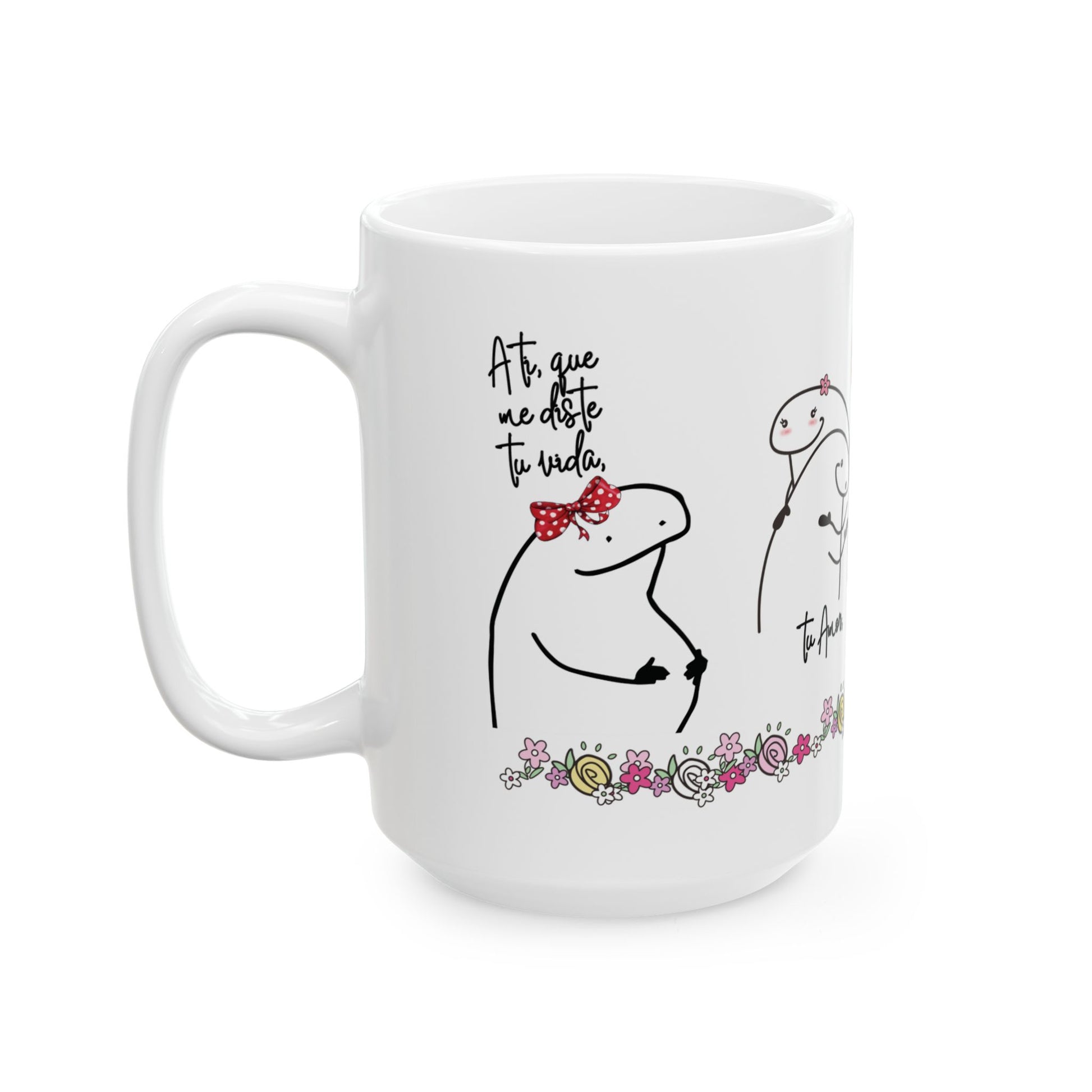 Mother's Day Ceramic Mug, Taza para el Dia de las madres, Gift for Mom, Spanish Coffee Cup, Mother's Day Gift, 11oz, 15oz Mug - Nefty Creations