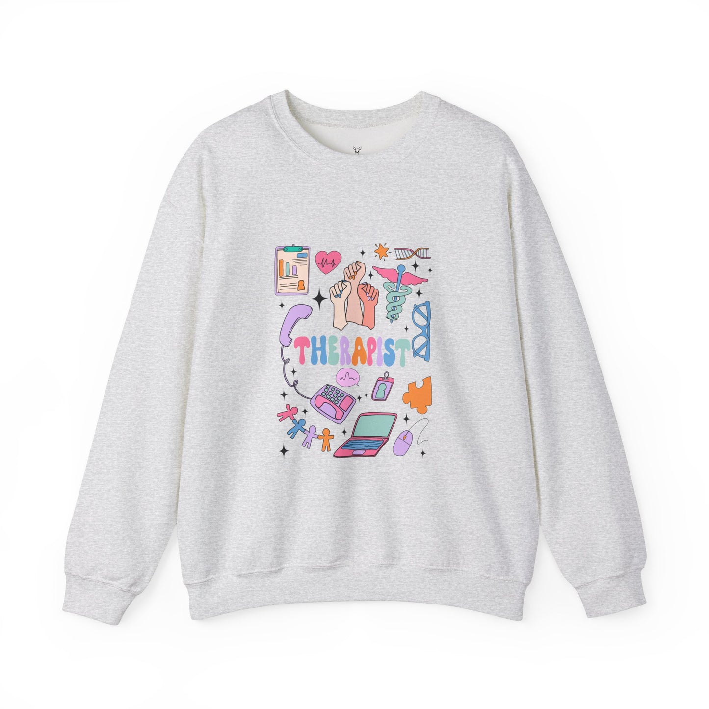 Therapist Crewneck Sweatshirt – Cozy UNISEX Design for Mental Health Advocates - Nefty Creations