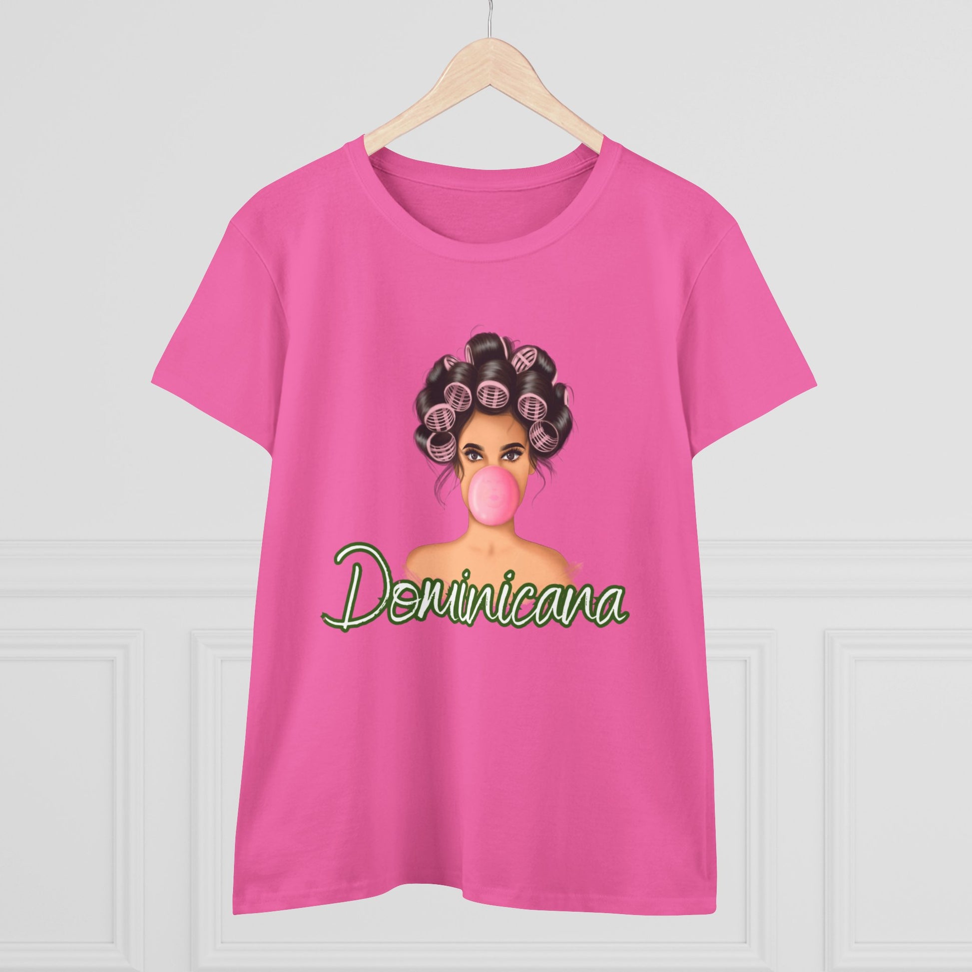 Dominicana Women's Midweight Cotton Tee - Fun & Stylish Casual Wear - Nefty Creations