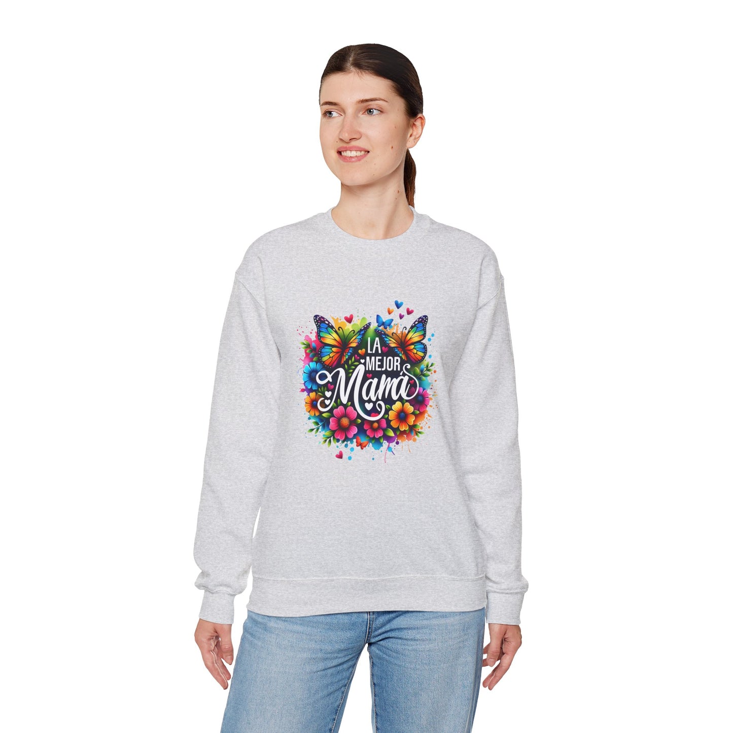 Colorful Butterfly Mom Sweatshirt - Nefty Creations