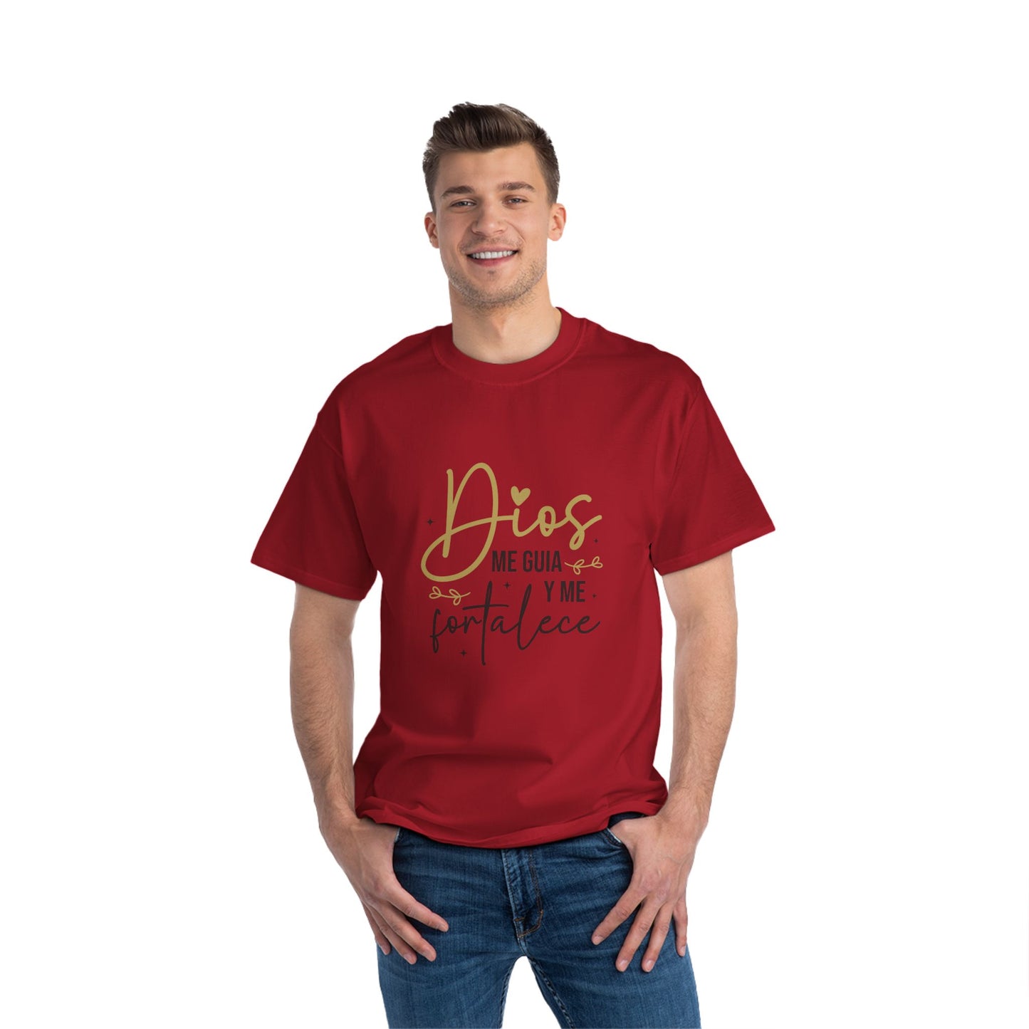 Inspirational Faith T-Shirt - Dios Me Guia Y Me Fortalece