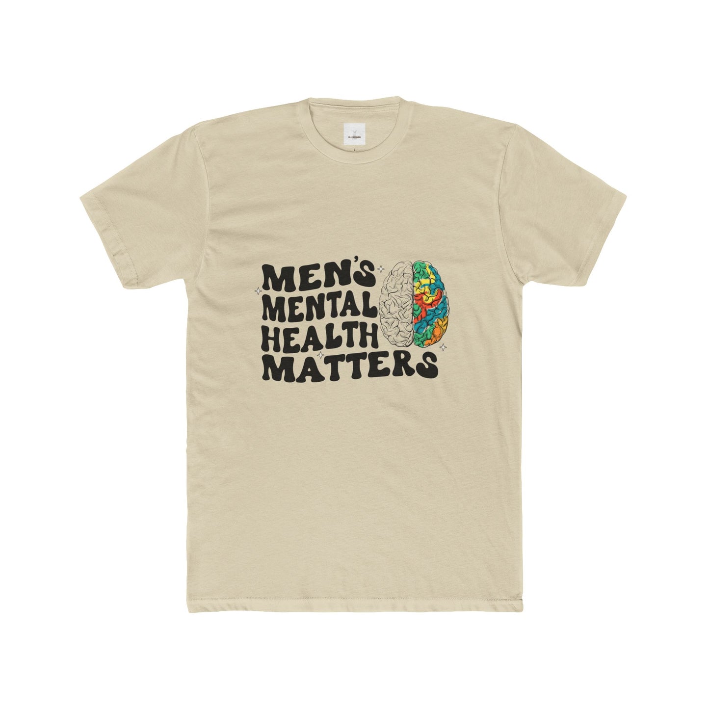 Men's Mental Health Matters Unisex Cotton Crew Tee - Support Wellness & Awareness